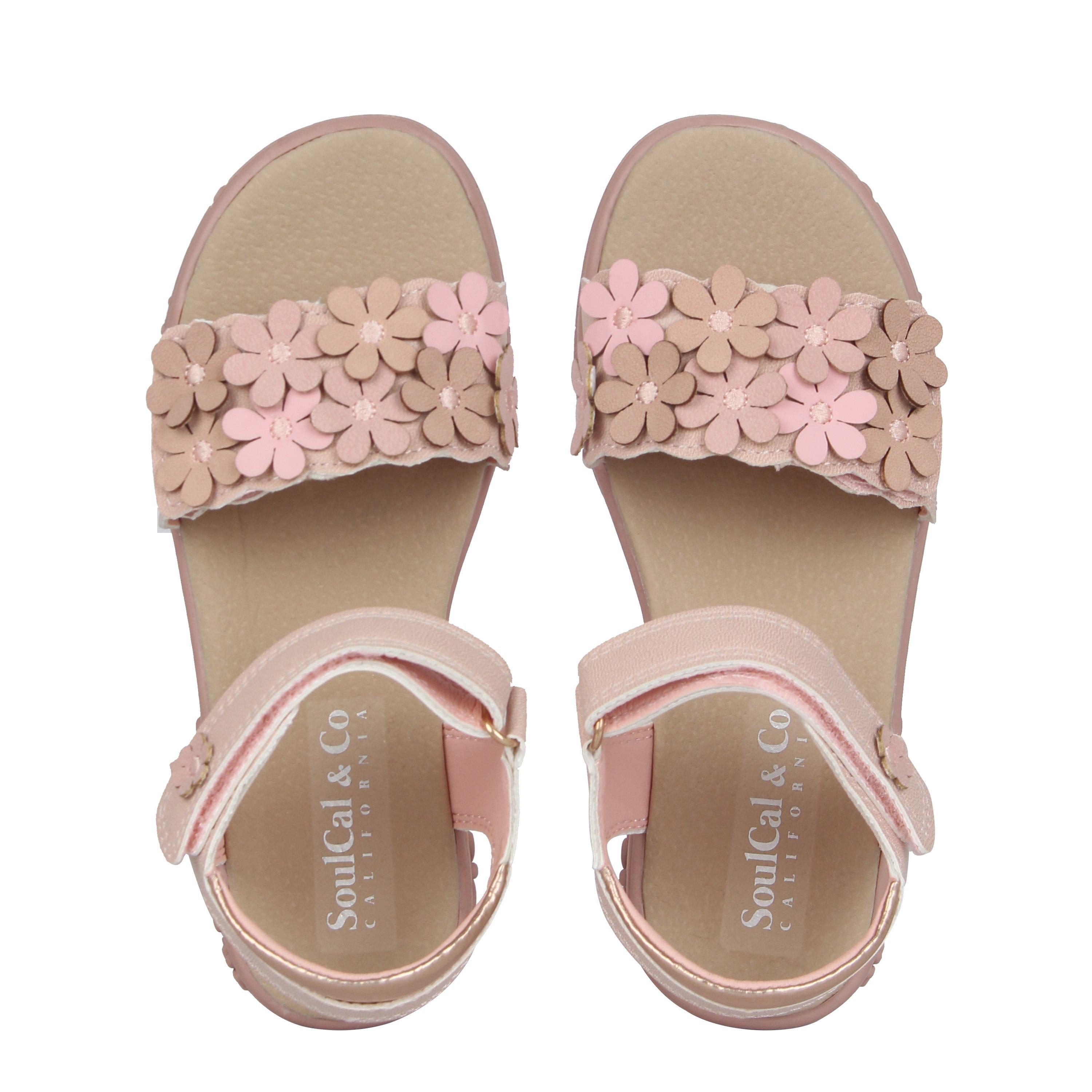 Rosa - SoulCal - Vel Strap Sandals Child Girls - 5