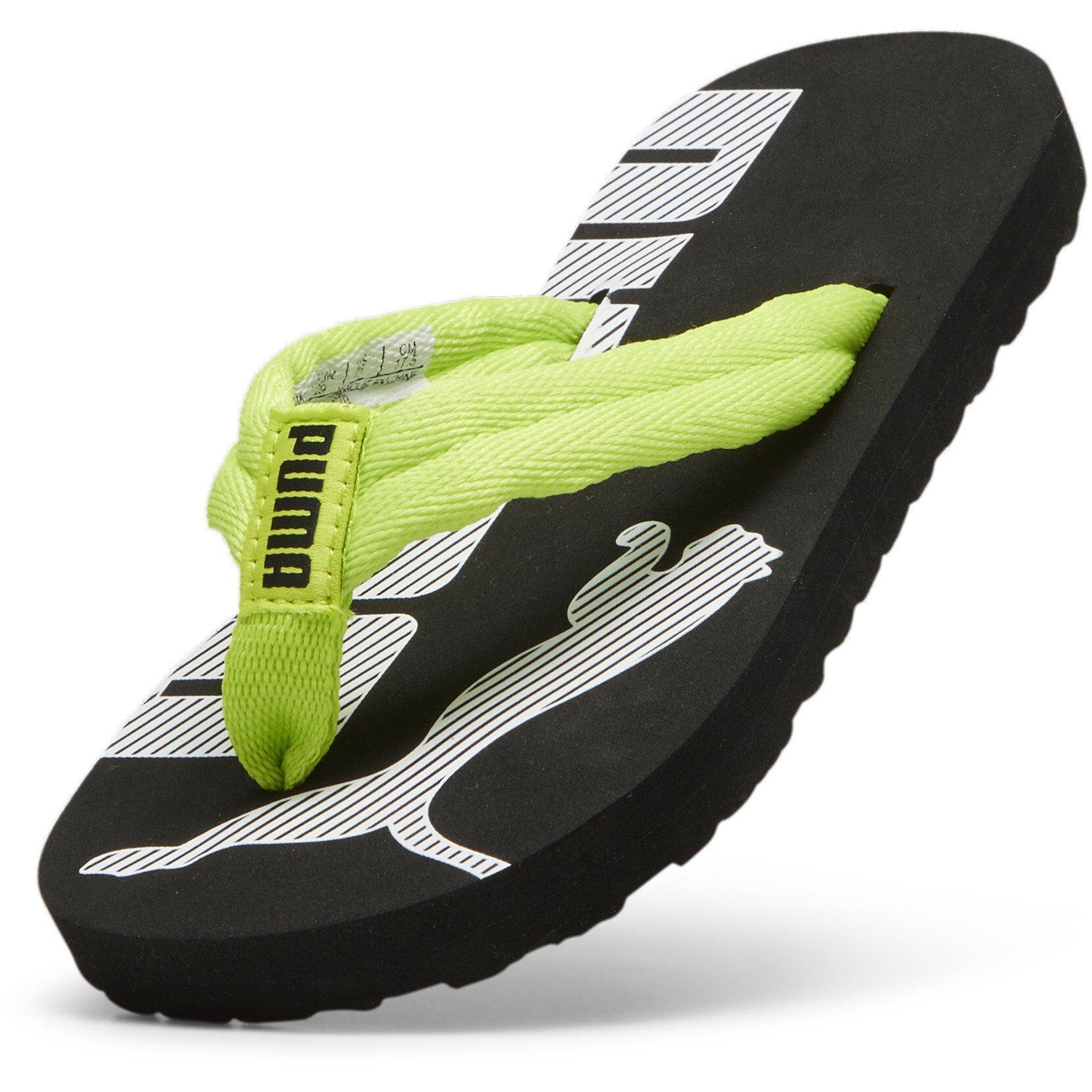 Lim Pow-Blk-Wht - Puma - Puma Epic Flip V2 Ps Sliders Unisex Kids - 6