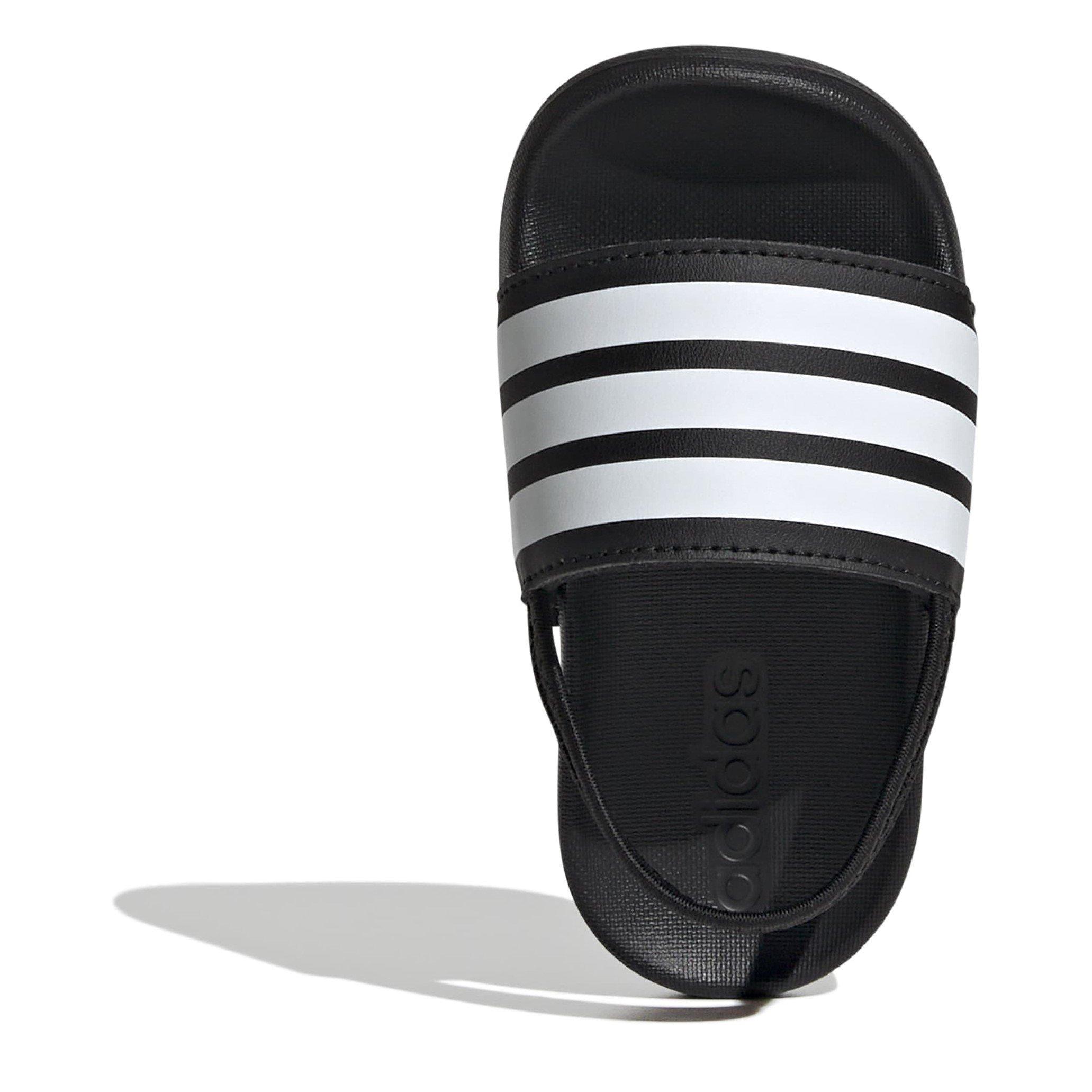 CBlk/ftwr White - adidas - Pool Slider - 5