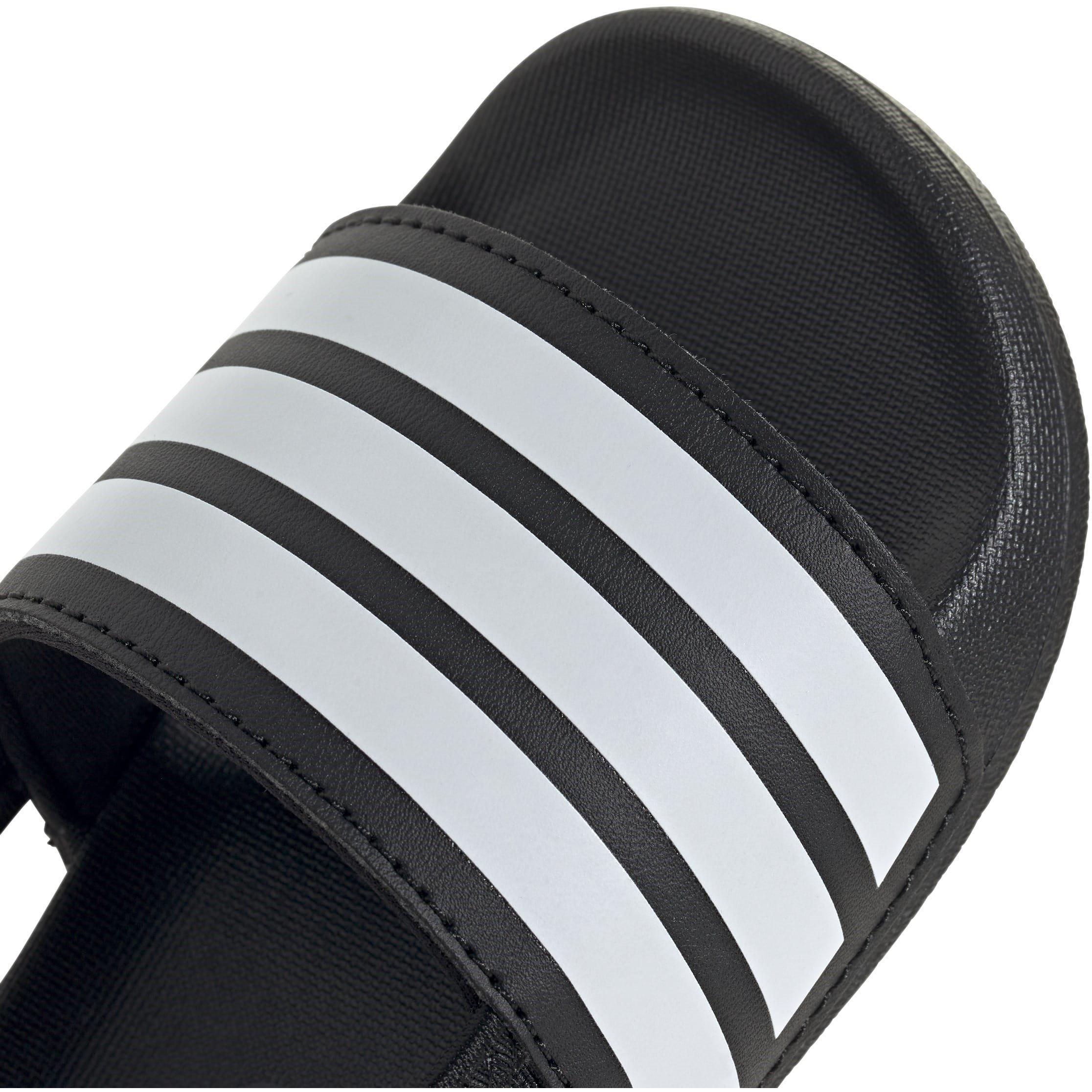 CBlk/ftwr White - adidas - Pool Slider - 8