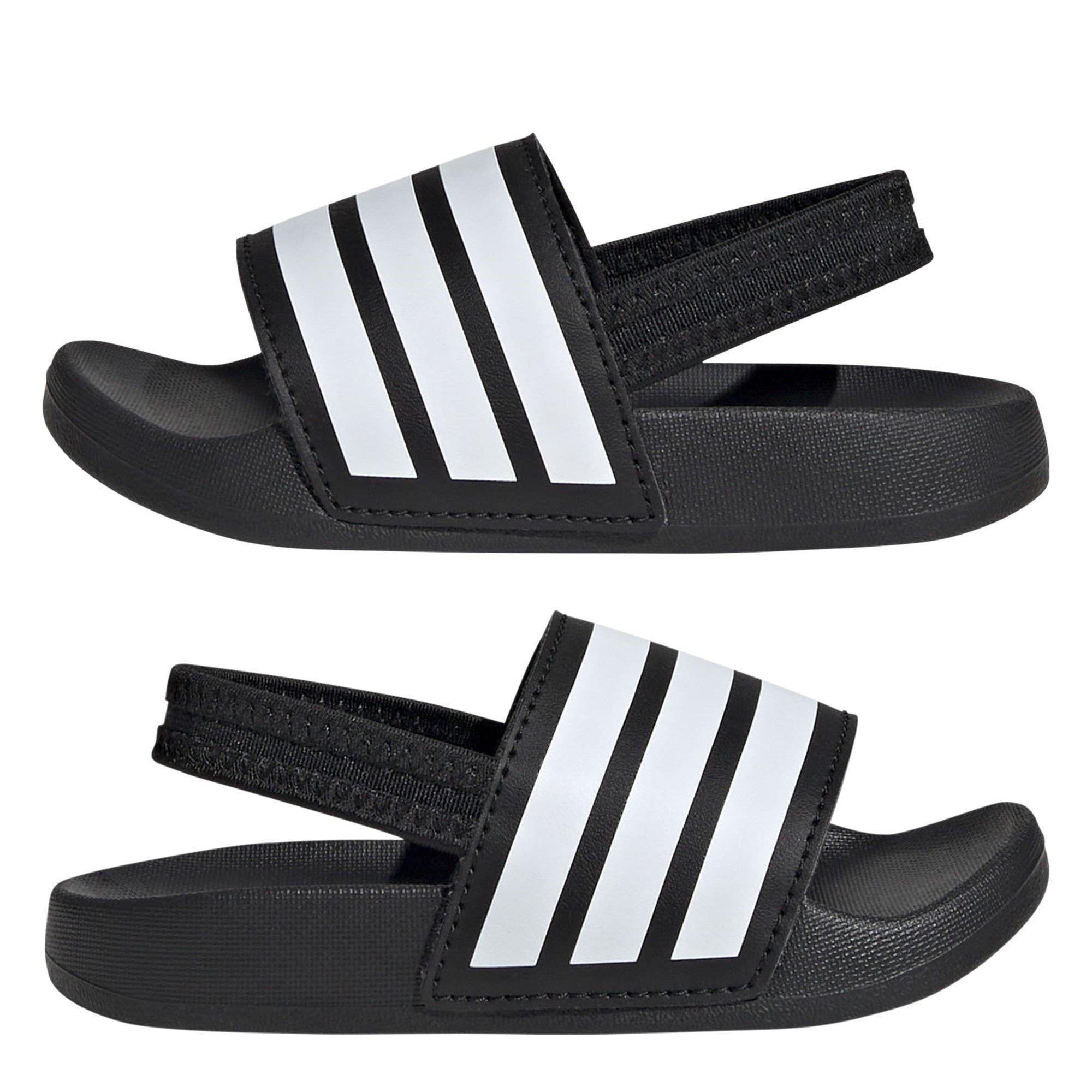 CBlk/ftwr White - adidas - Pool Slider - 9