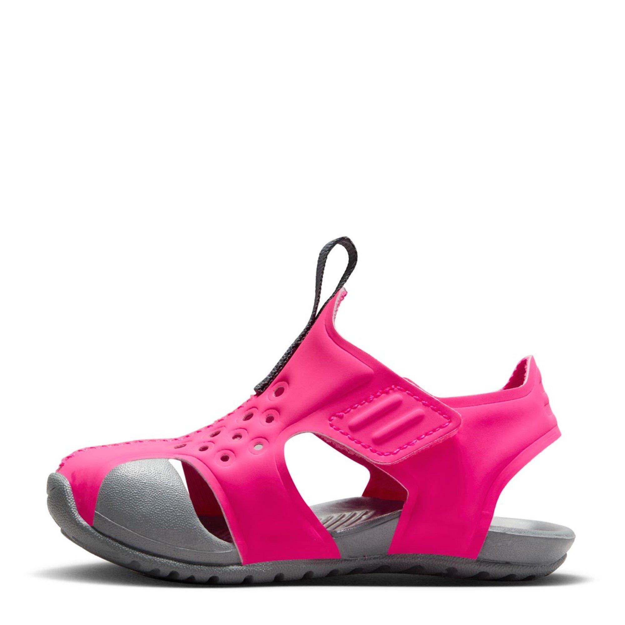 H.Pink/Fuchsia - Nike - Sunray Protect 2 Infant Girls Sandals - 2