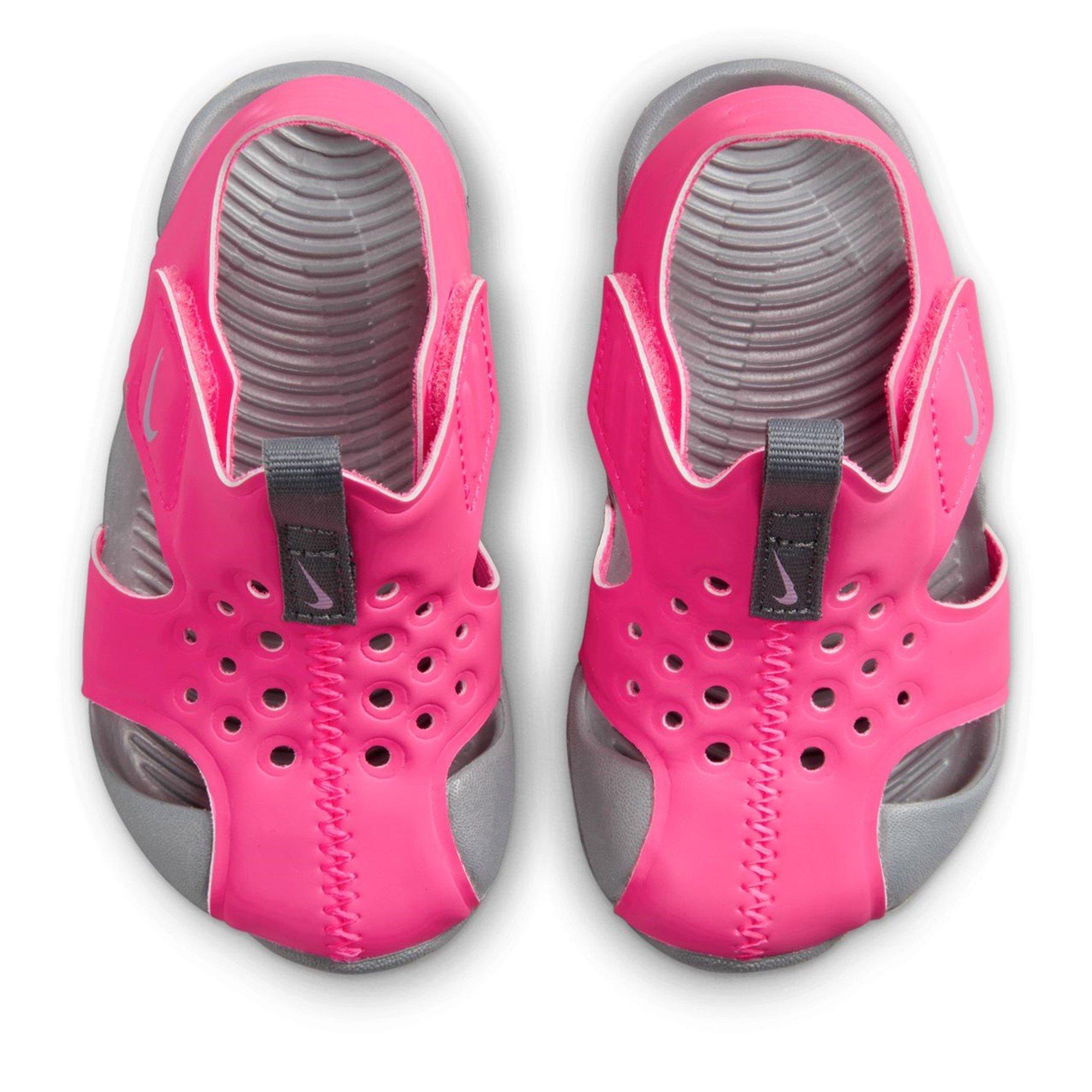 H.Pink/Fuchsia - Nike - Sunray Protect 2 Infant Girls Sandals - 5
