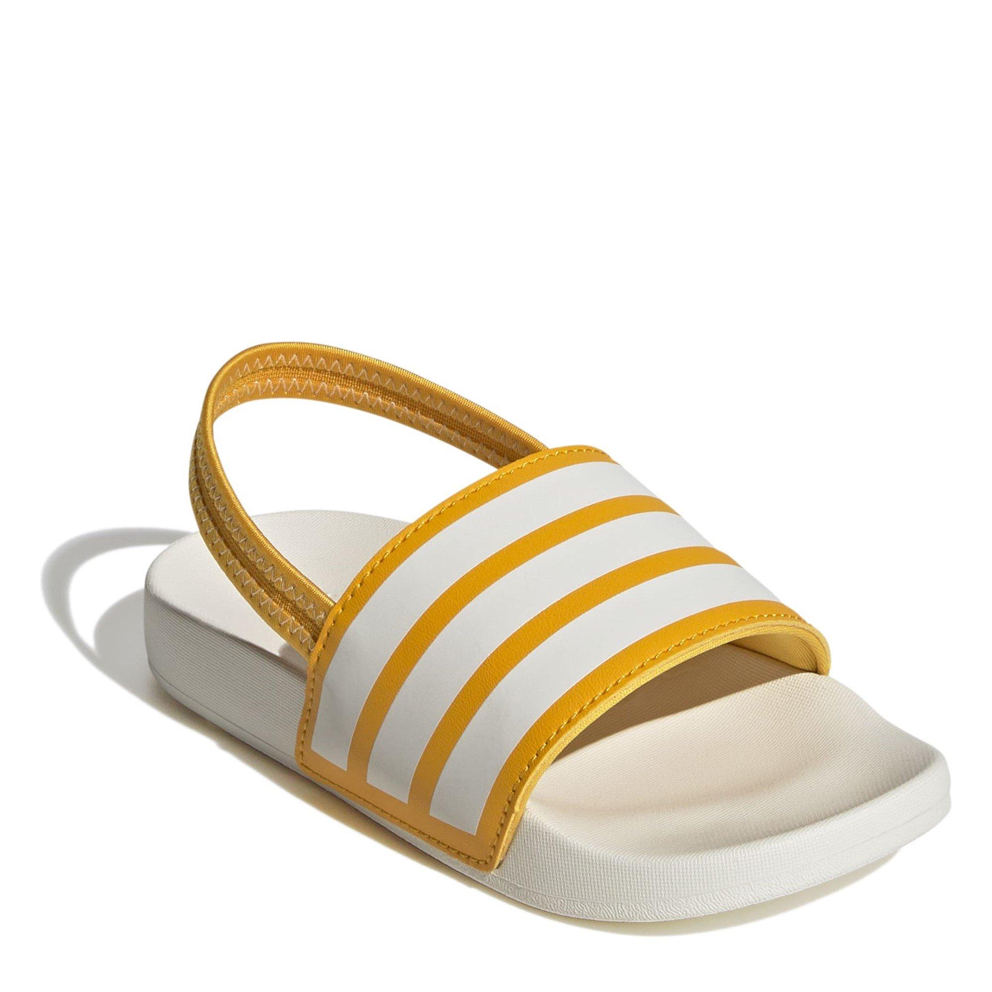 Yellw/Off Wht - adidas - Adiltte Pool Shoes Infants - 3