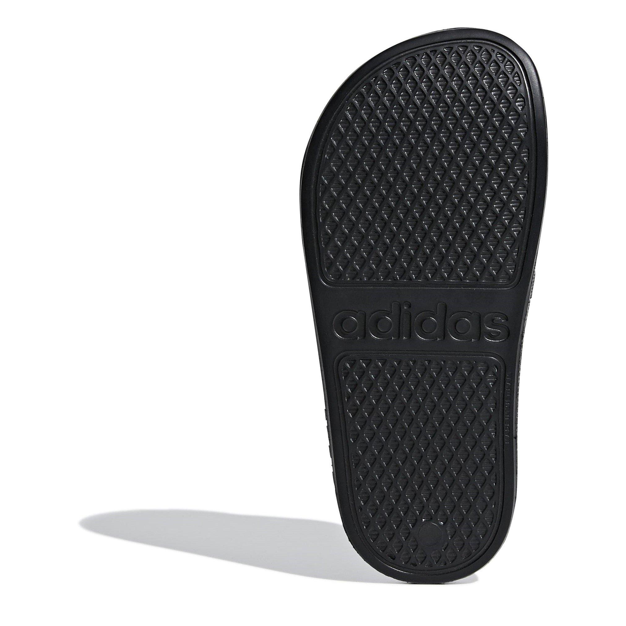 Black/White - adidas - Kids' Adilette Pool Slider - 6