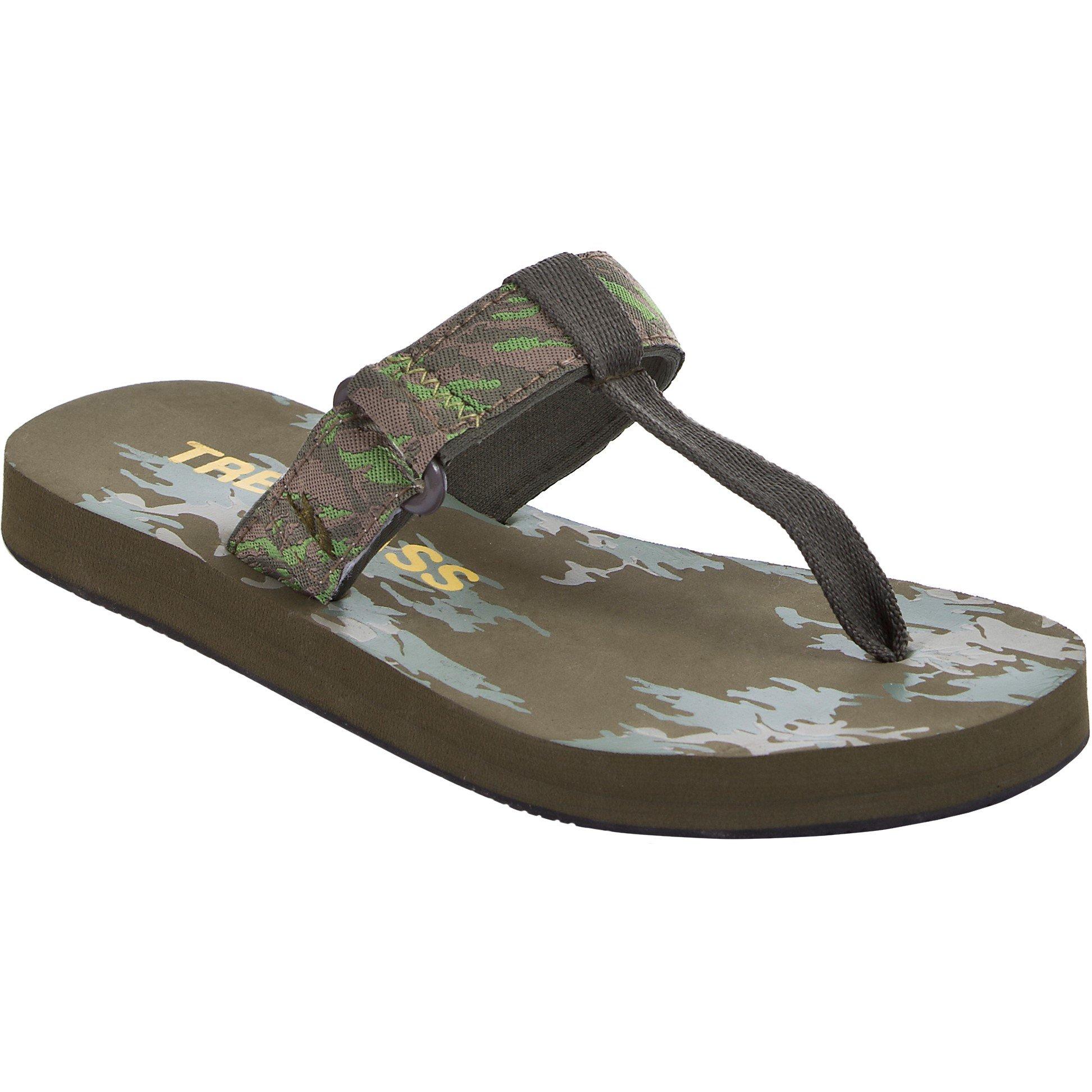 Trespass  Kids ' Jettie Flat Sandal - Khaki Camo - 1 (33)