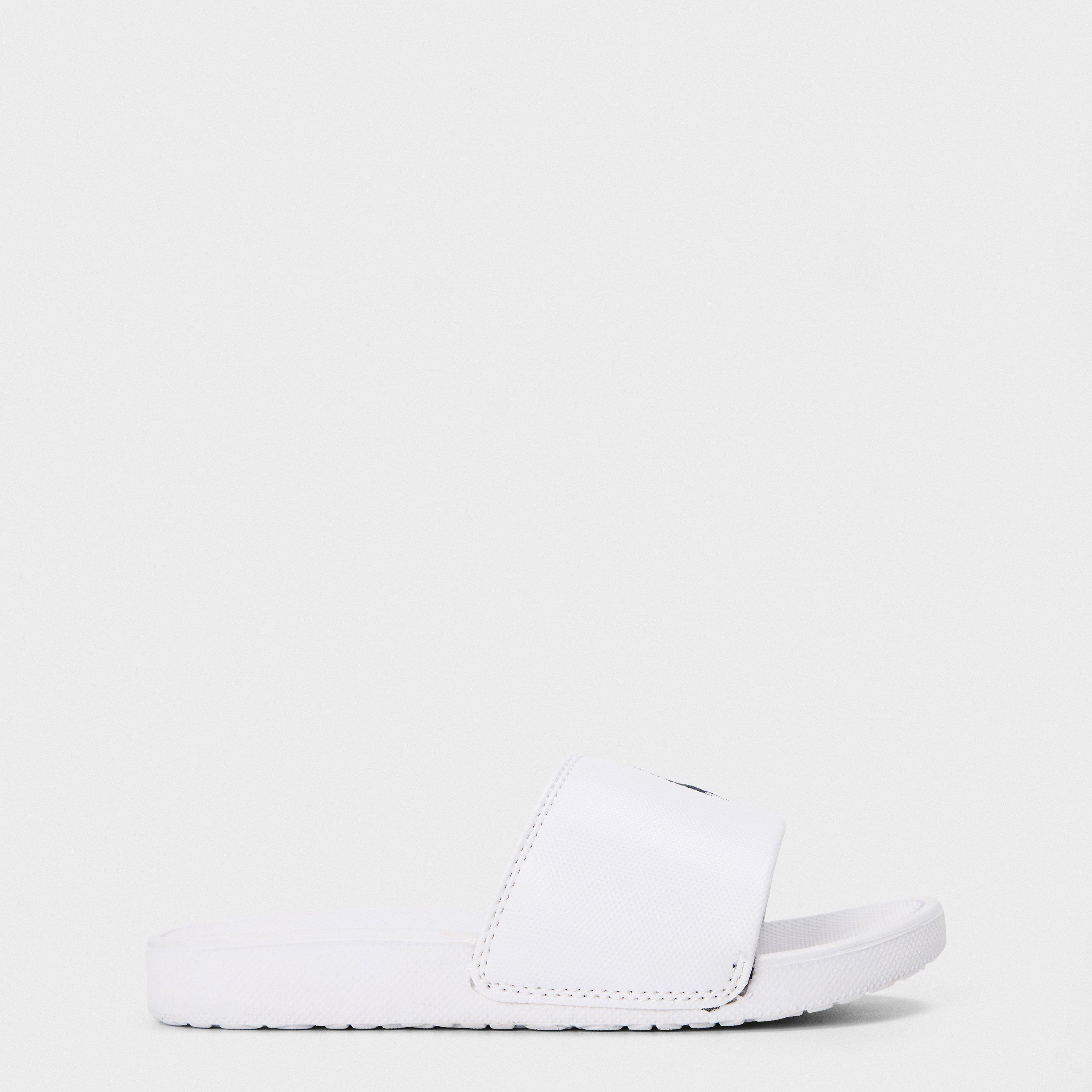 Polo Ralph Lauren Boys Logo Slides Childrens - White/Navy - 2 (33)