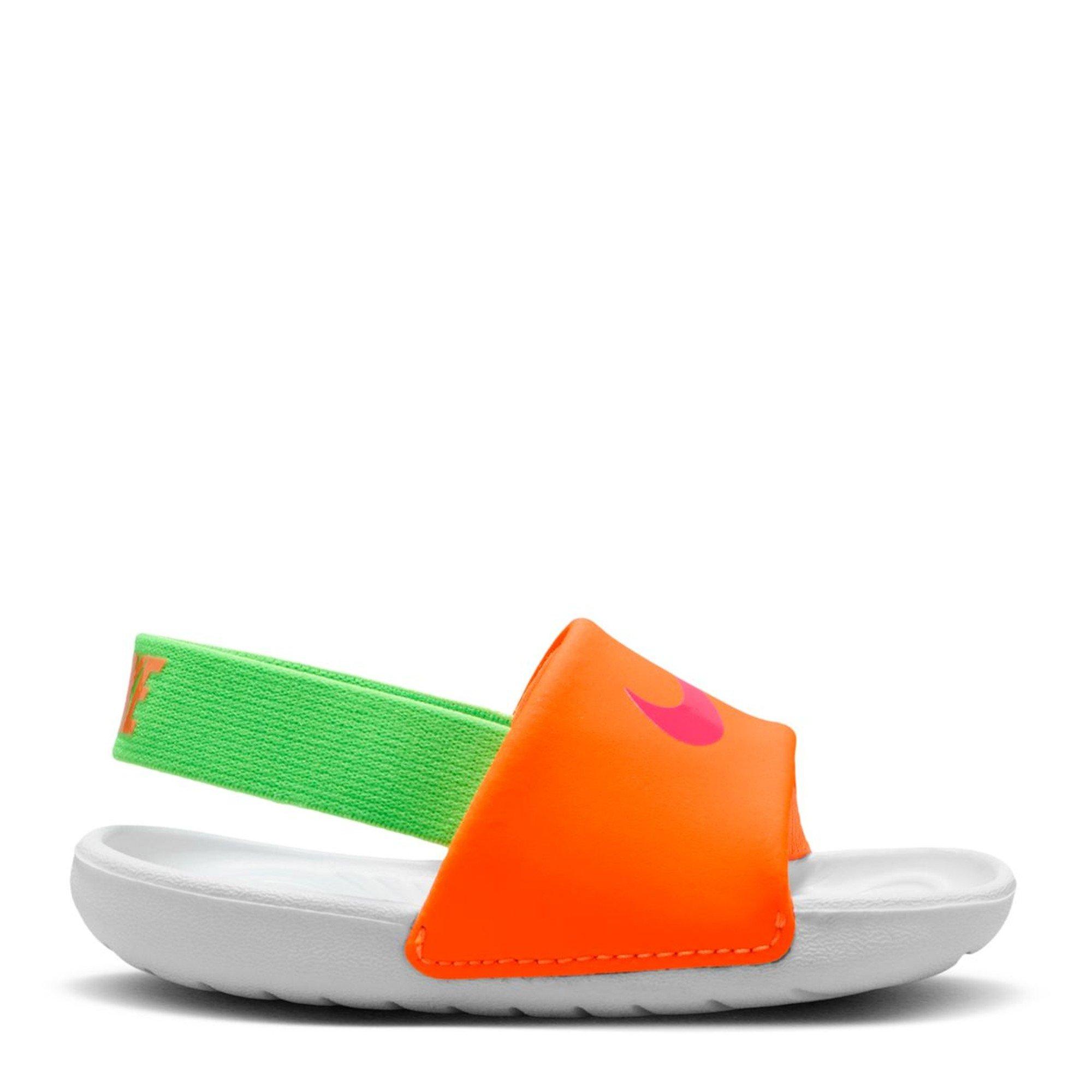 Nike  Infant Kids' Pool Sliders - Orange/Hyp Pink - C6 (23.5)
