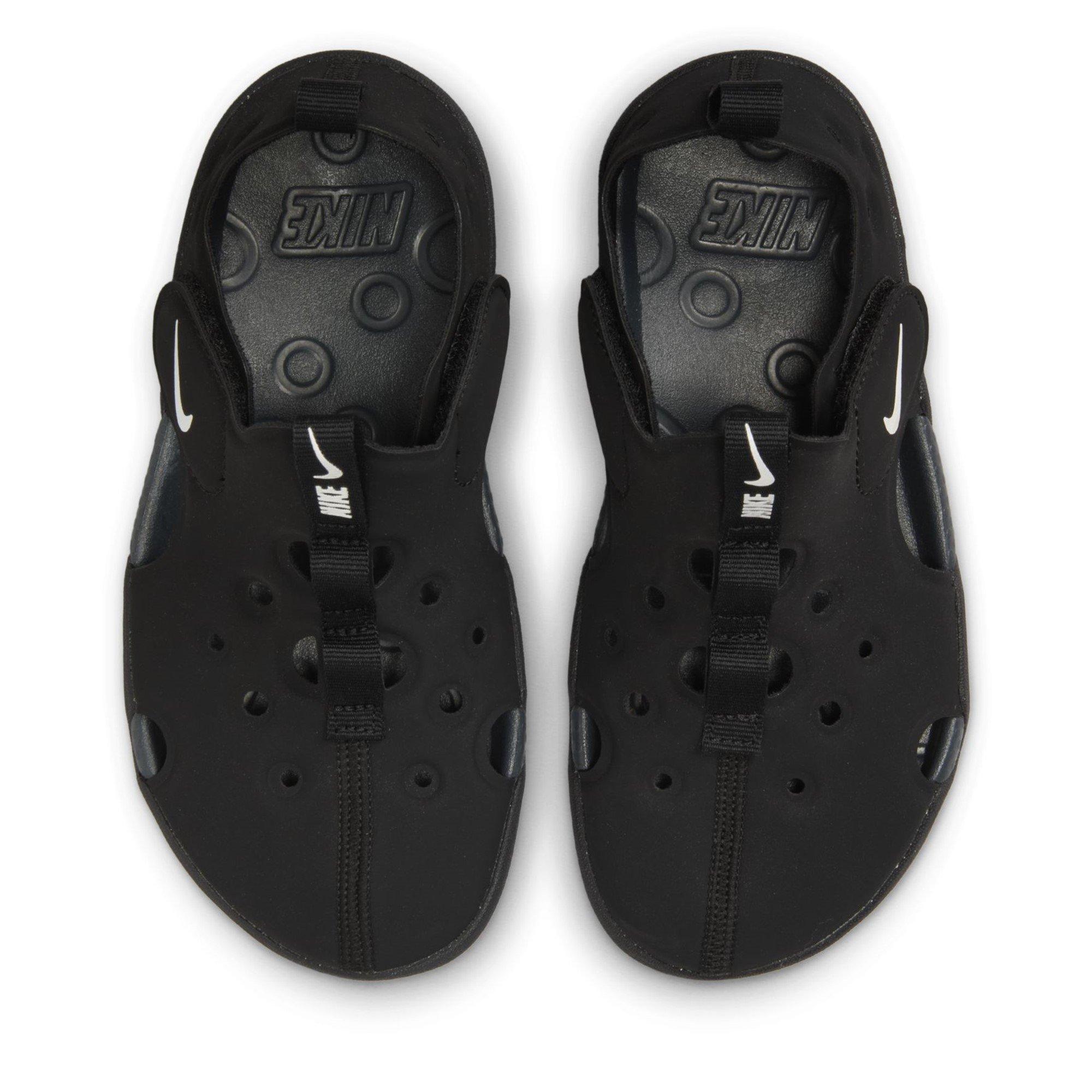 Blk/Wht-Anthra - Nike - Sunray Protect 4 Childrens Sandals - 5