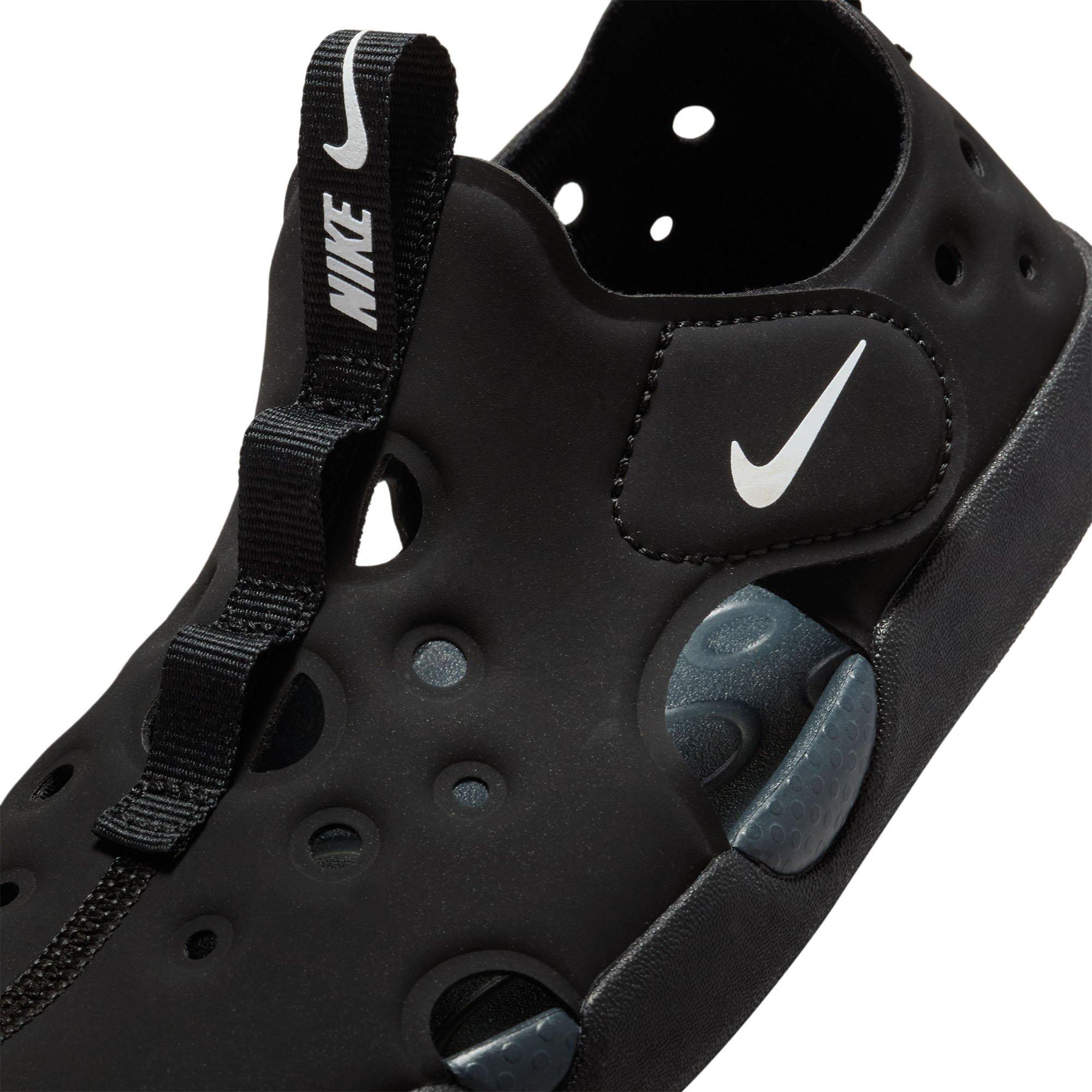 Blk/Wht-Anthra - Nike - Sunray Protect 4 Childrens Sandals - 7