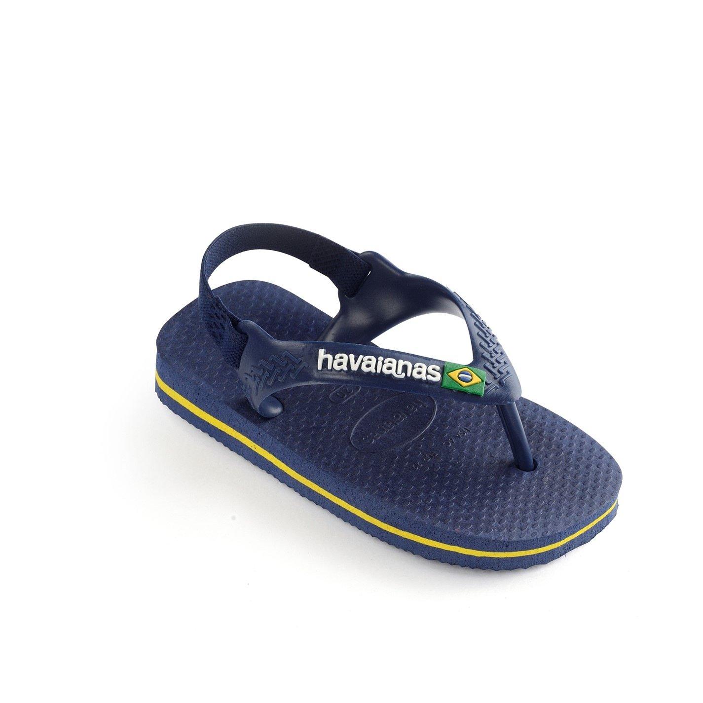 Marineblau - Havaianas - Baby Brasil Logo II Flip Flops - 2