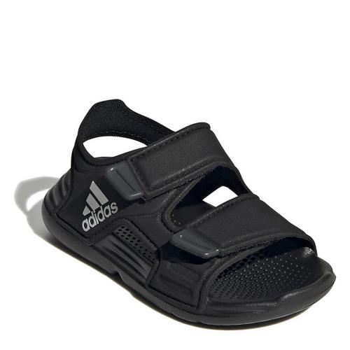 Blk/Wht/Greysix - adidas - AltaSwim Infants Sandals - 3