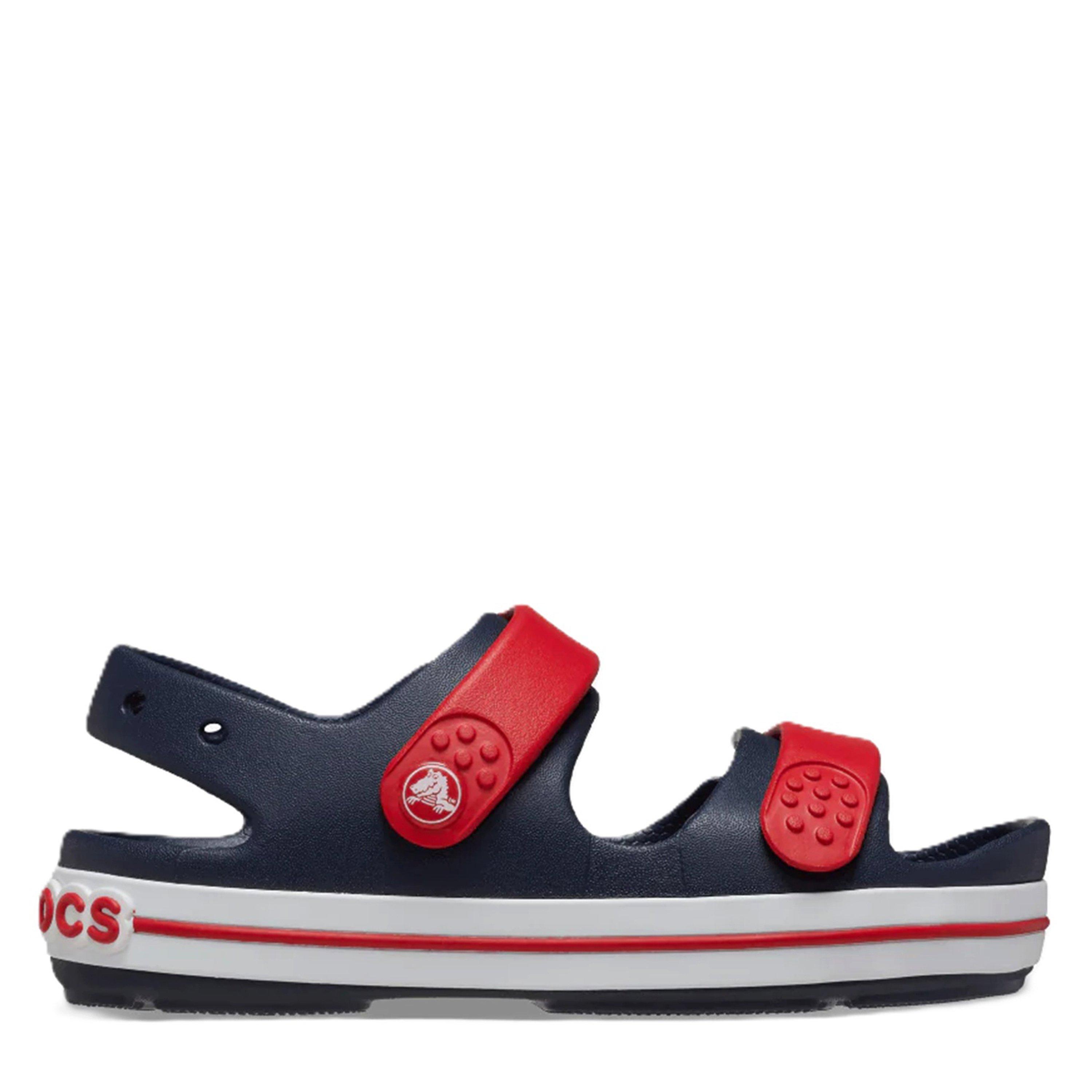 Navy/Vrsity Red - Crocs - Unisex Kids' Flat Sandals - 1