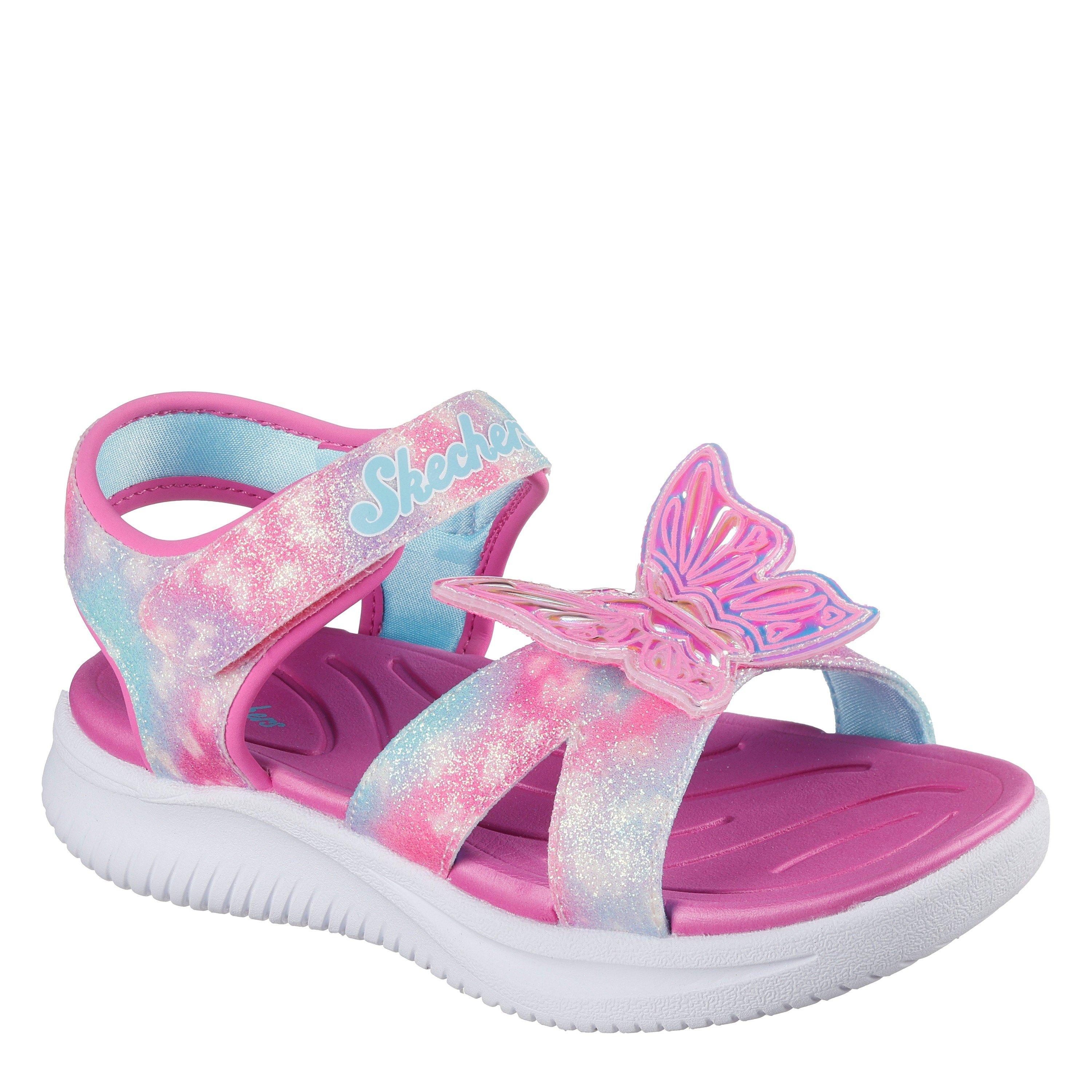 Roze Sparkle - Skechers - Kids' Flat Sandals - 3