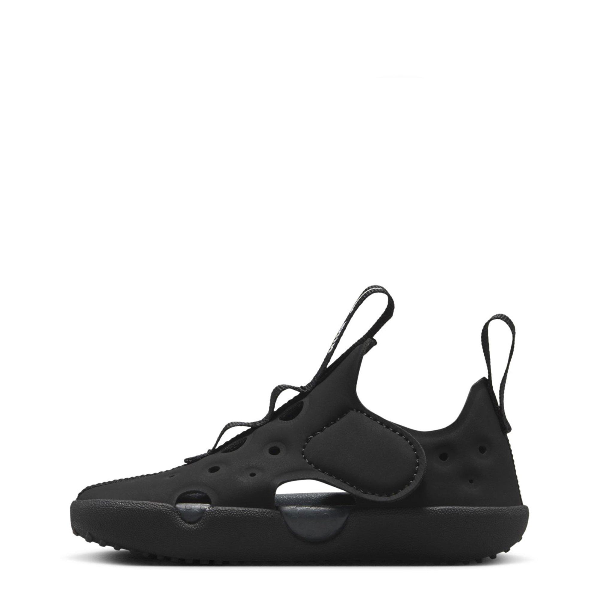 Blk/Wht-Anthra - Nike - Sunray Protect 4 Infants Sandals - 2