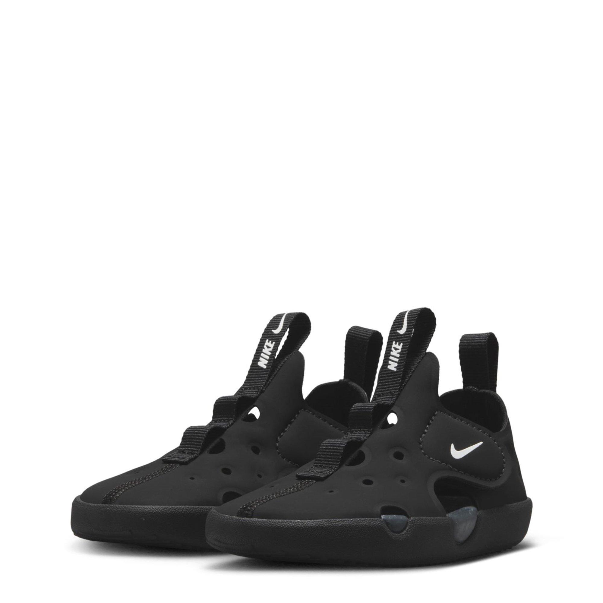 Blk/Wht-Anthra - Nike - Sunray Protect 4 Infants Sandals - 5