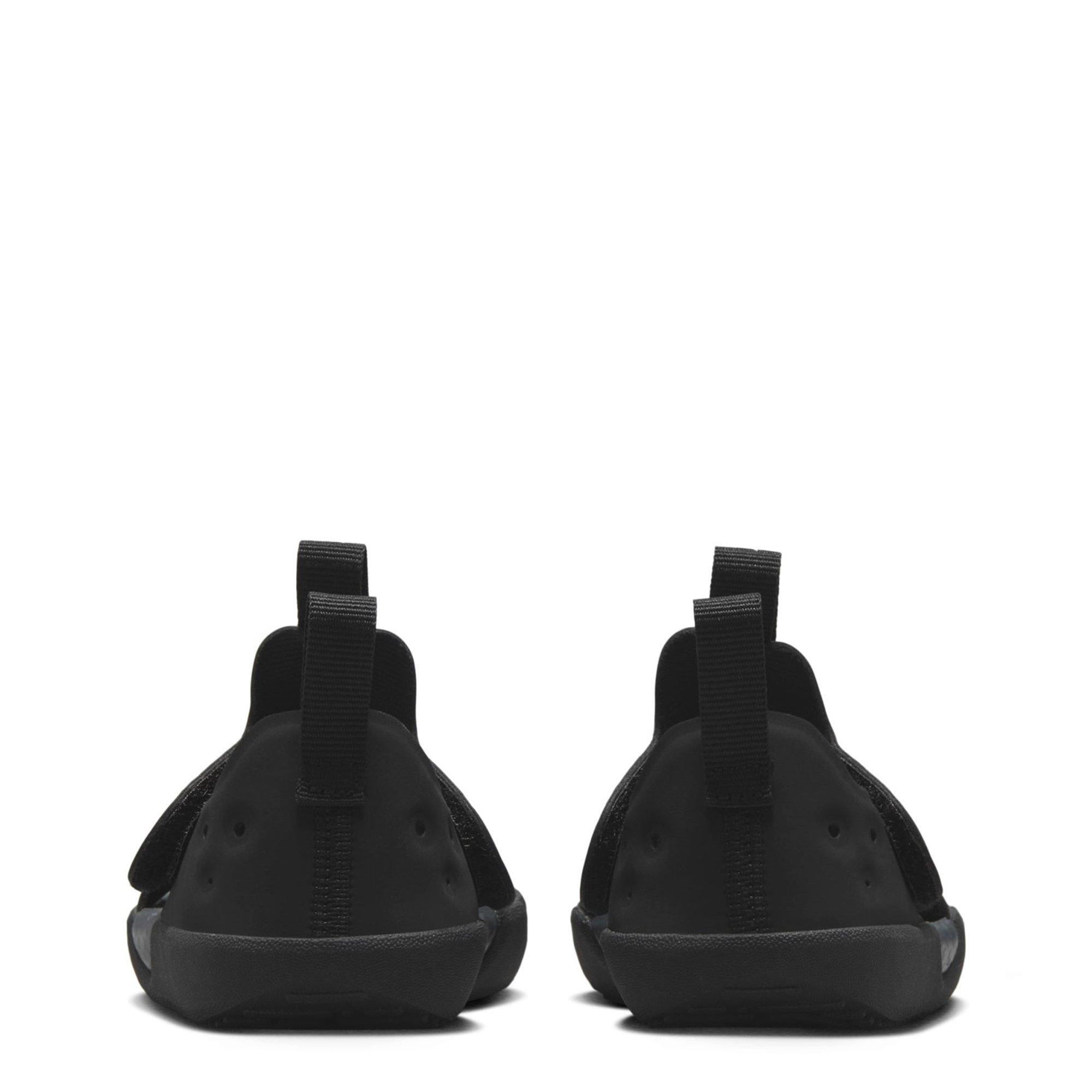 Blk/Wht-Anthra - Nike - Sunray Protect 4 Infants Sandals - 6