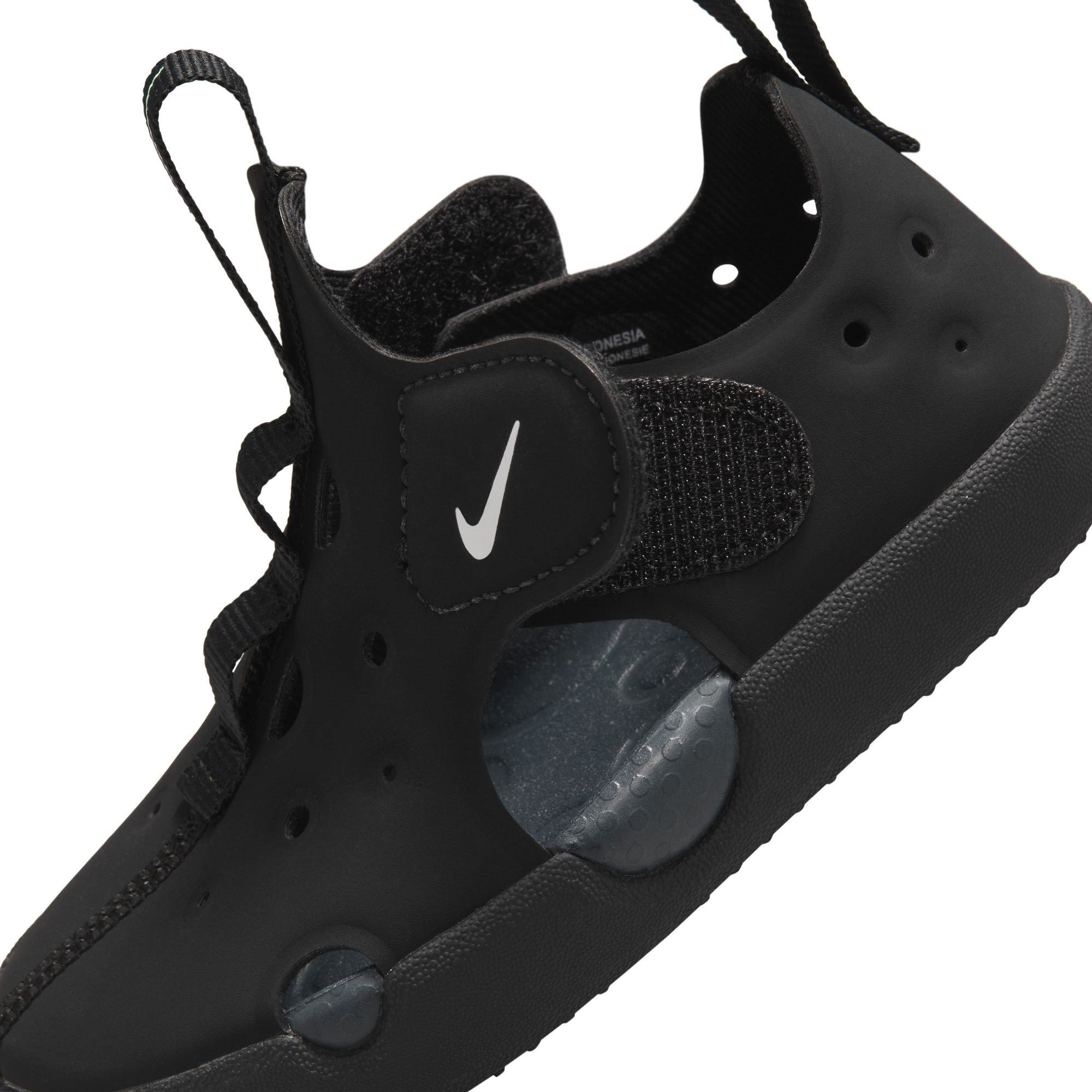 Blk/Wht-Anthra - Nike - Sunray Protect 4 Infants Sandals - 8
