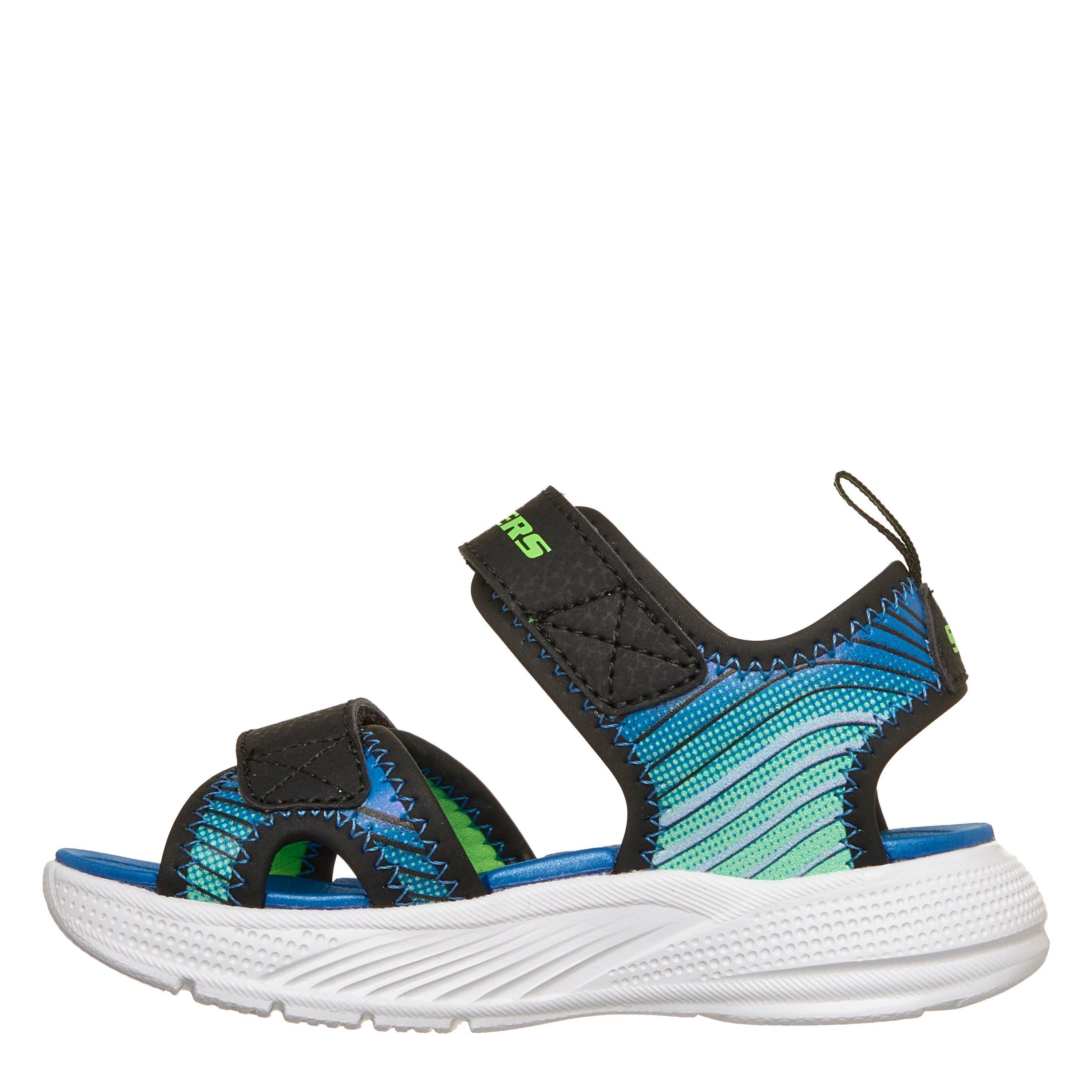 Zwart/Limoen - Skechers - Kids' Flat Sandals - 2