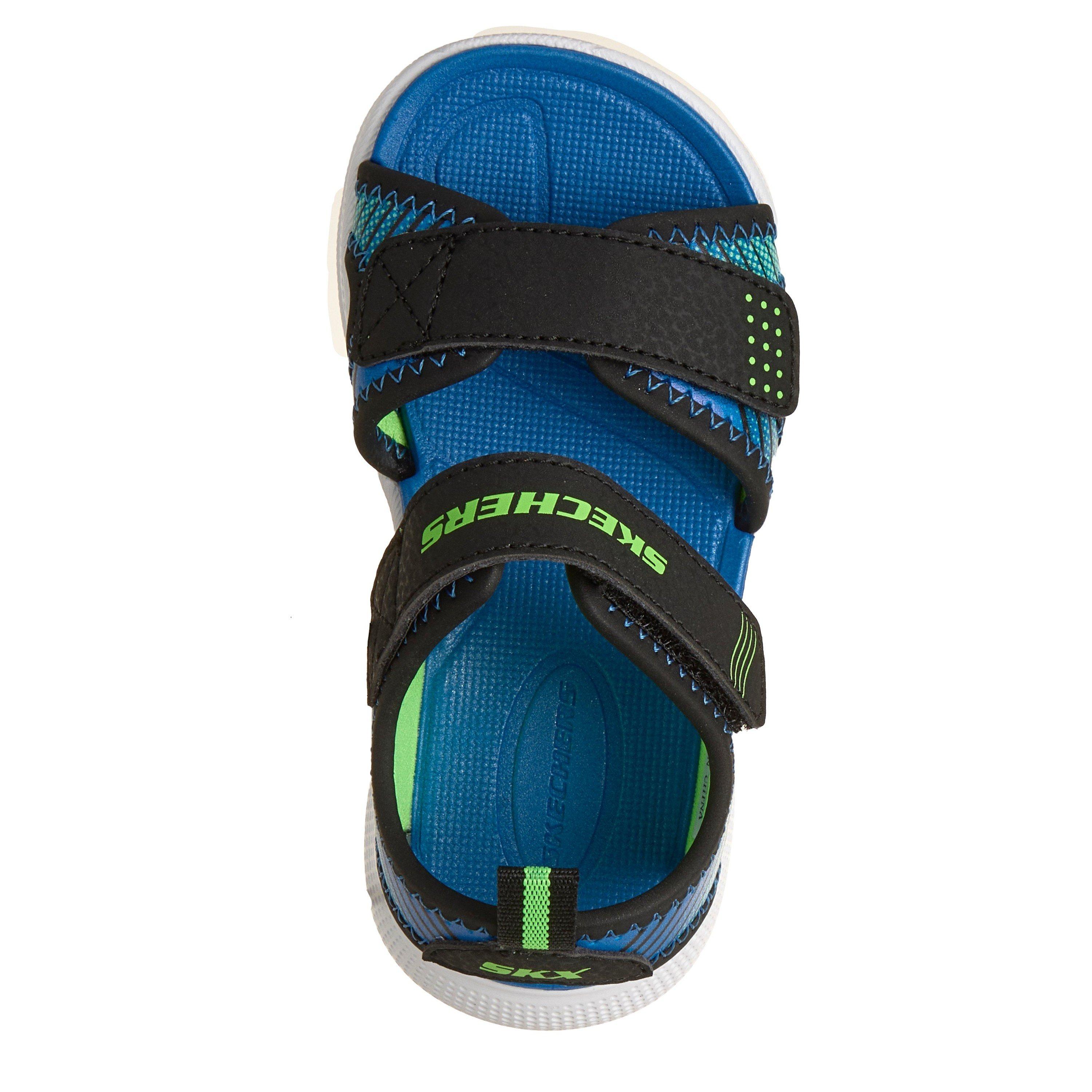 Zwart/Limoen - Skechers - Kids' Flat Sandals - 4