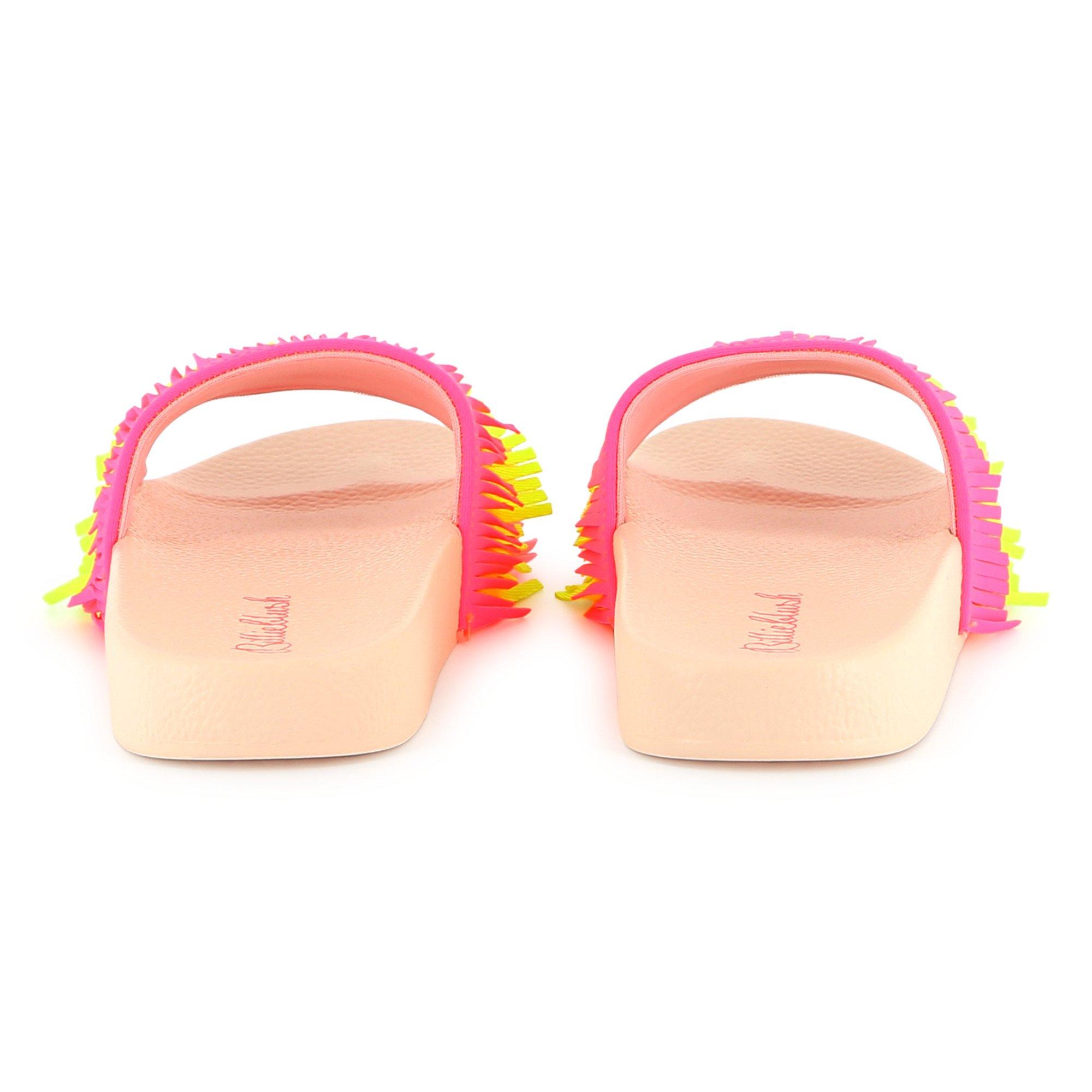 Multi Z41 - Billieblush - Kids' Fringed Sliders - 3