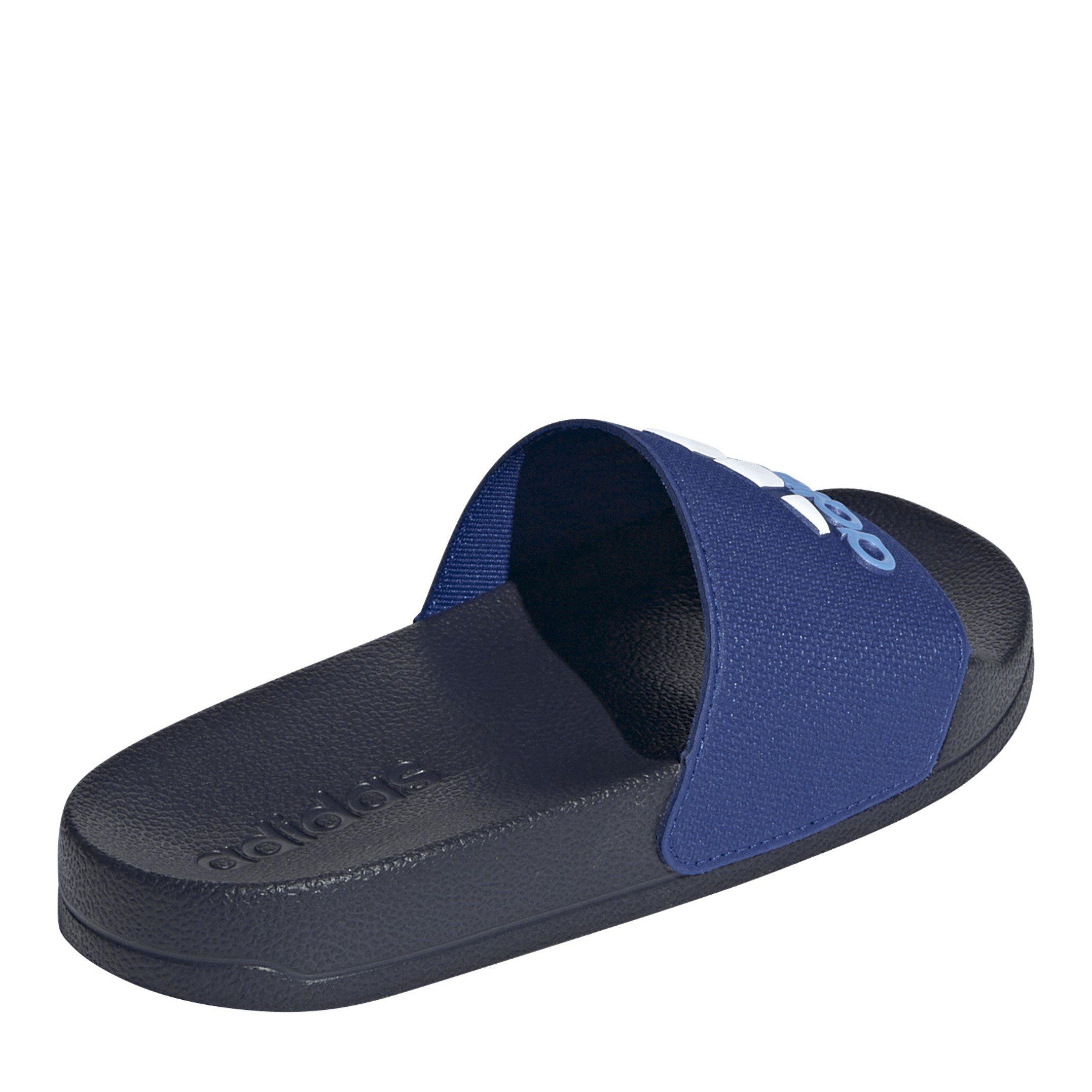 Blue/Wht/Ink - adidas - Adilette Shower K Sliders Unisex Kids - 4