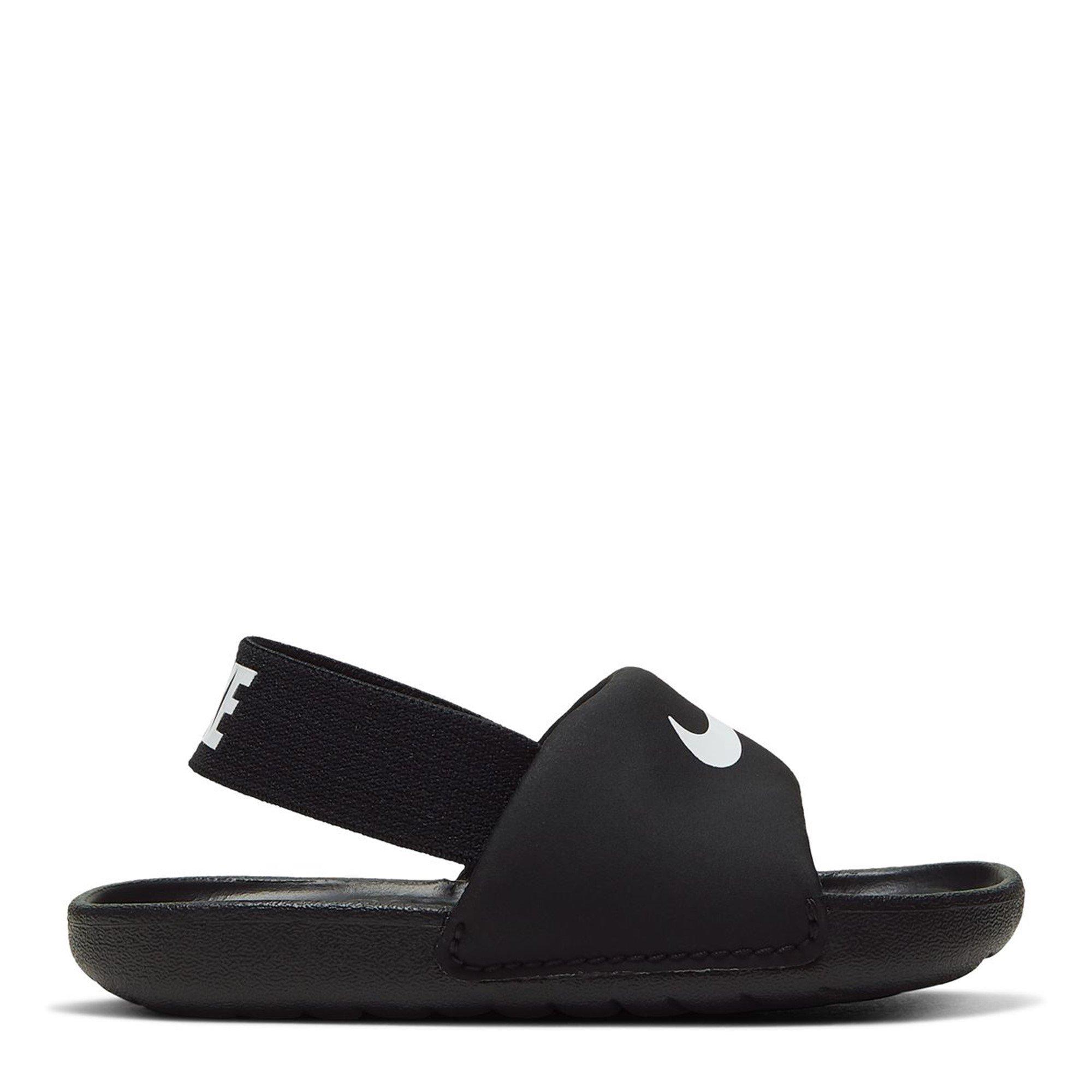 Nero/Bianco - Nike - Kawa Baby/Toddler Slides - 1