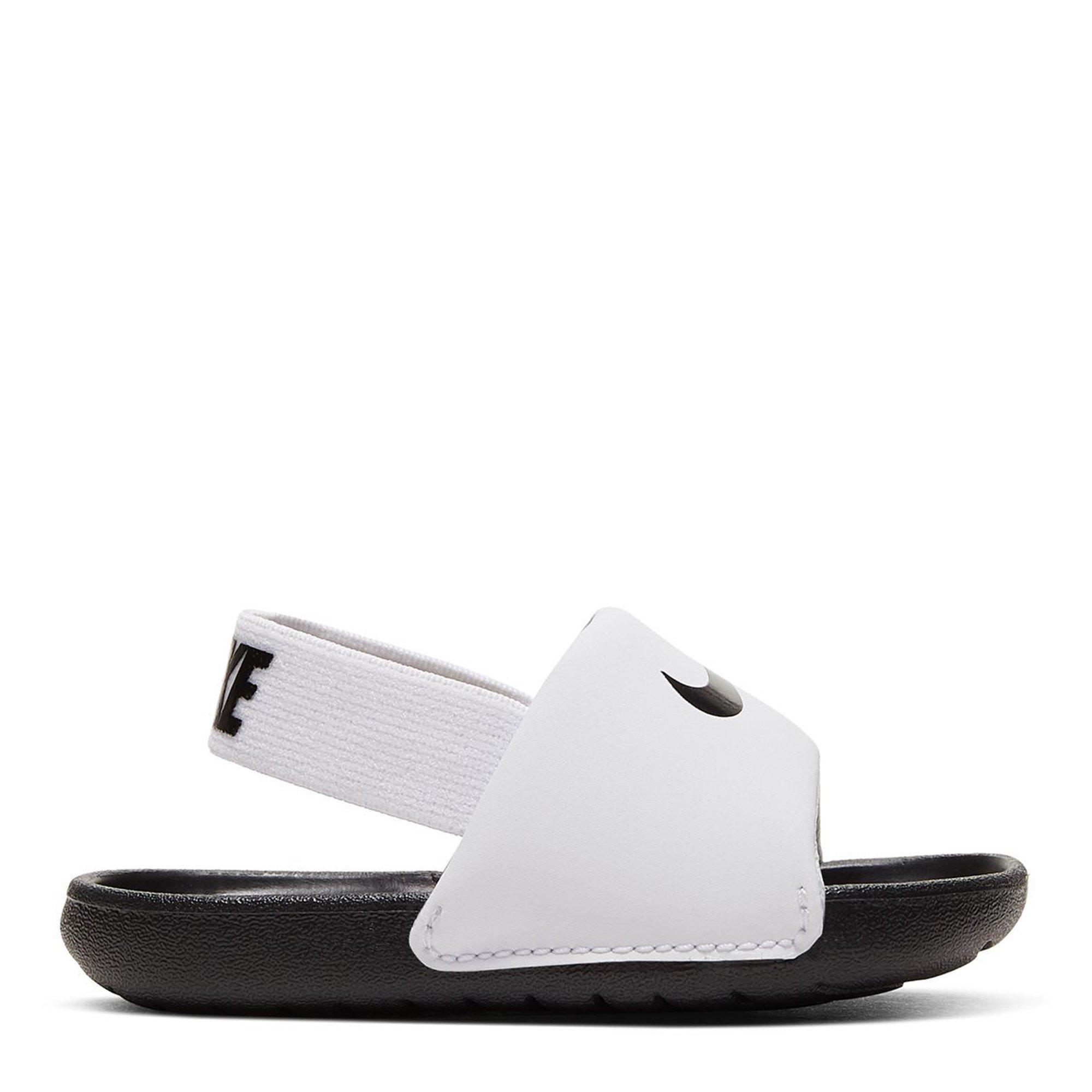 Nike  Infant Kawa Baby/Toddler Slides - White/Black - C9.5 (27)