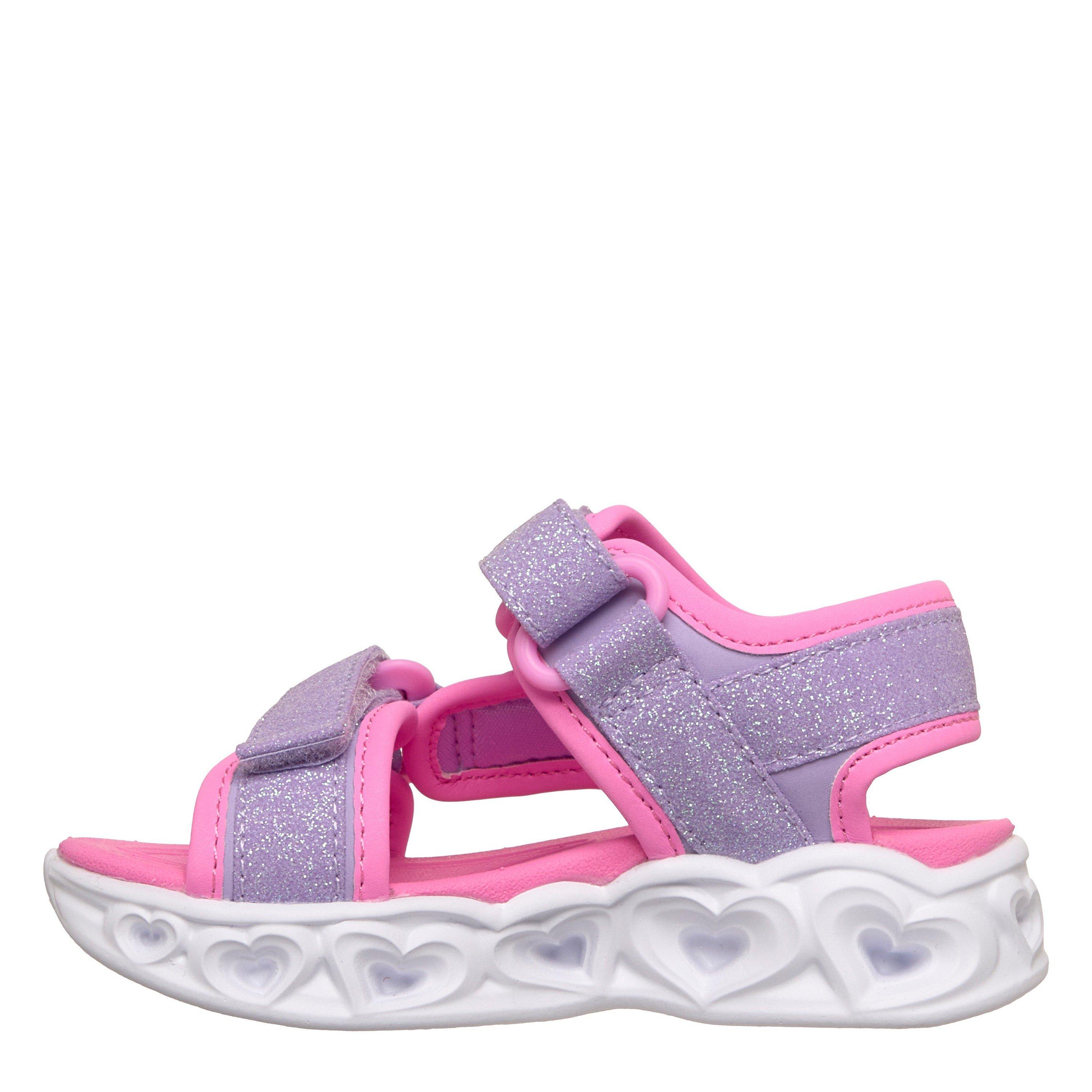 Lavender/Pink - Skechers - Kids' Flat Sandals - 2