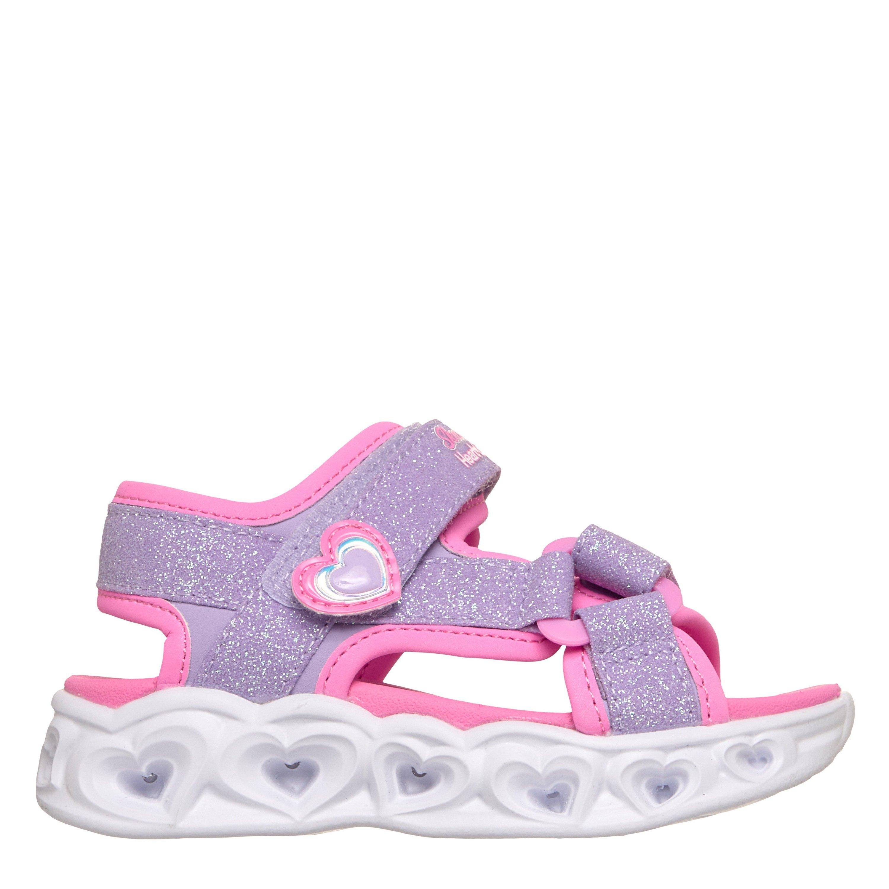 Lavender/Pink - Skechers - Kids' Flat Sandals - 3