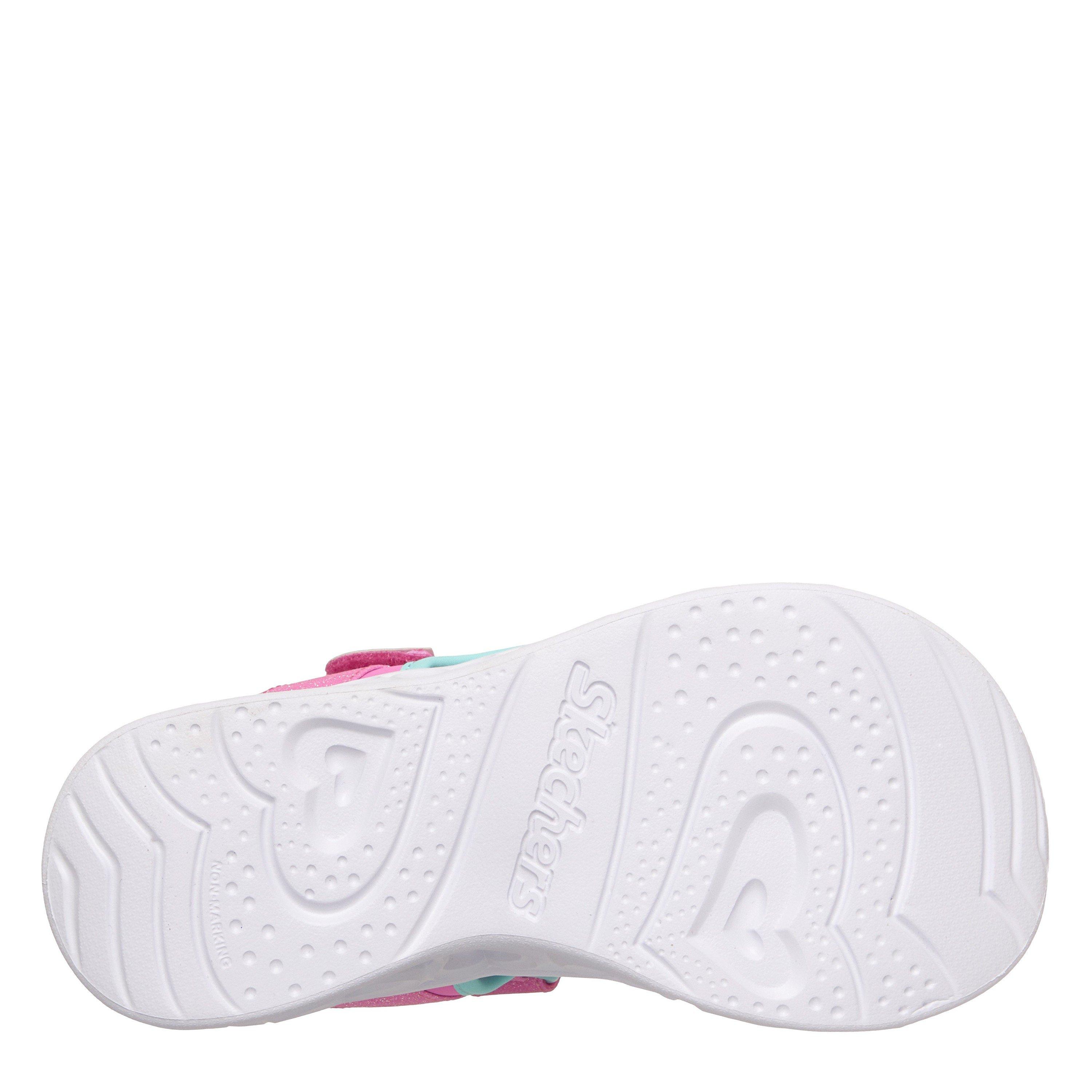 Pink/Turqoise - Skechers - Kids' Flat Sandals - 4