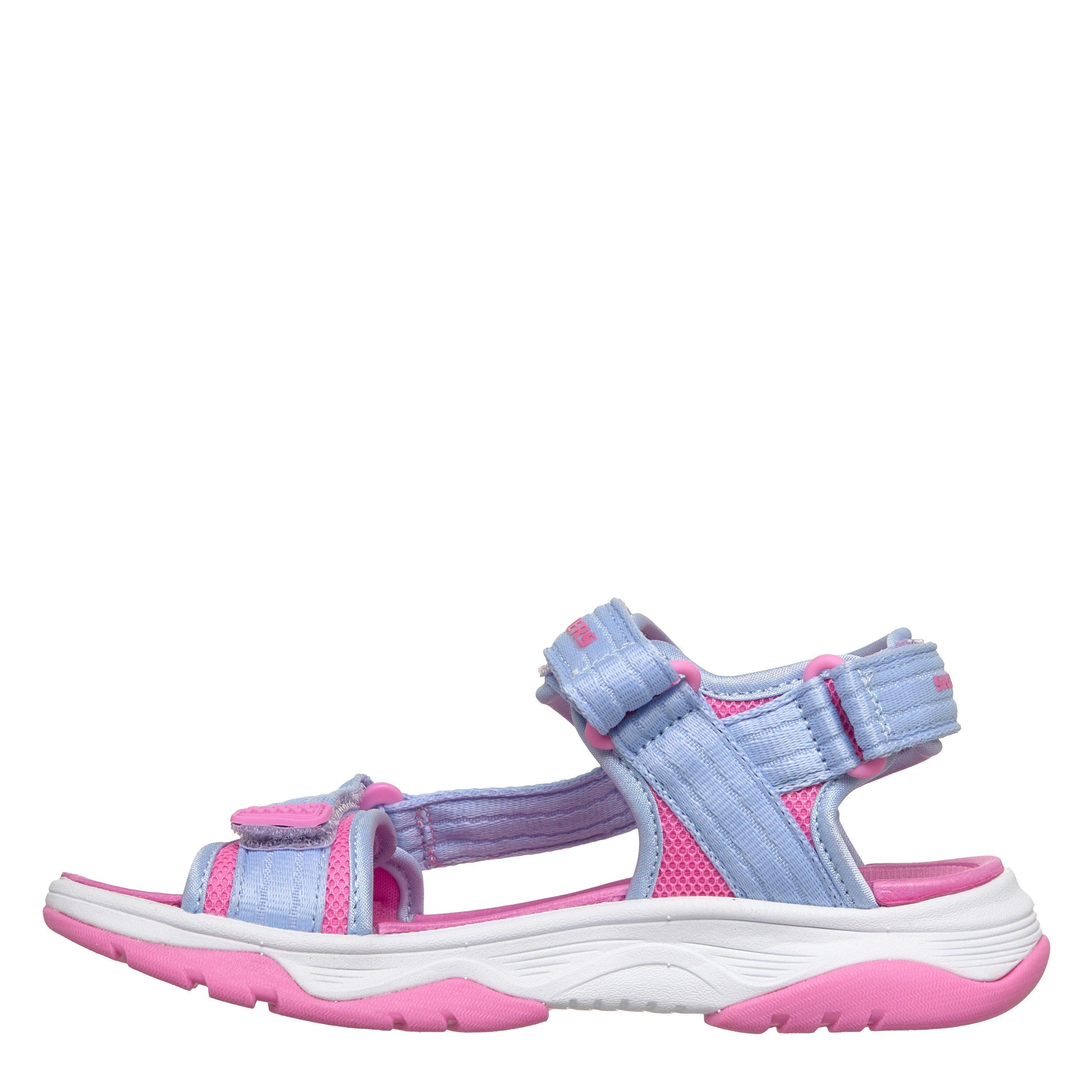 Lavender/Pink - Skechers - Kids' Flat Sandals - 2