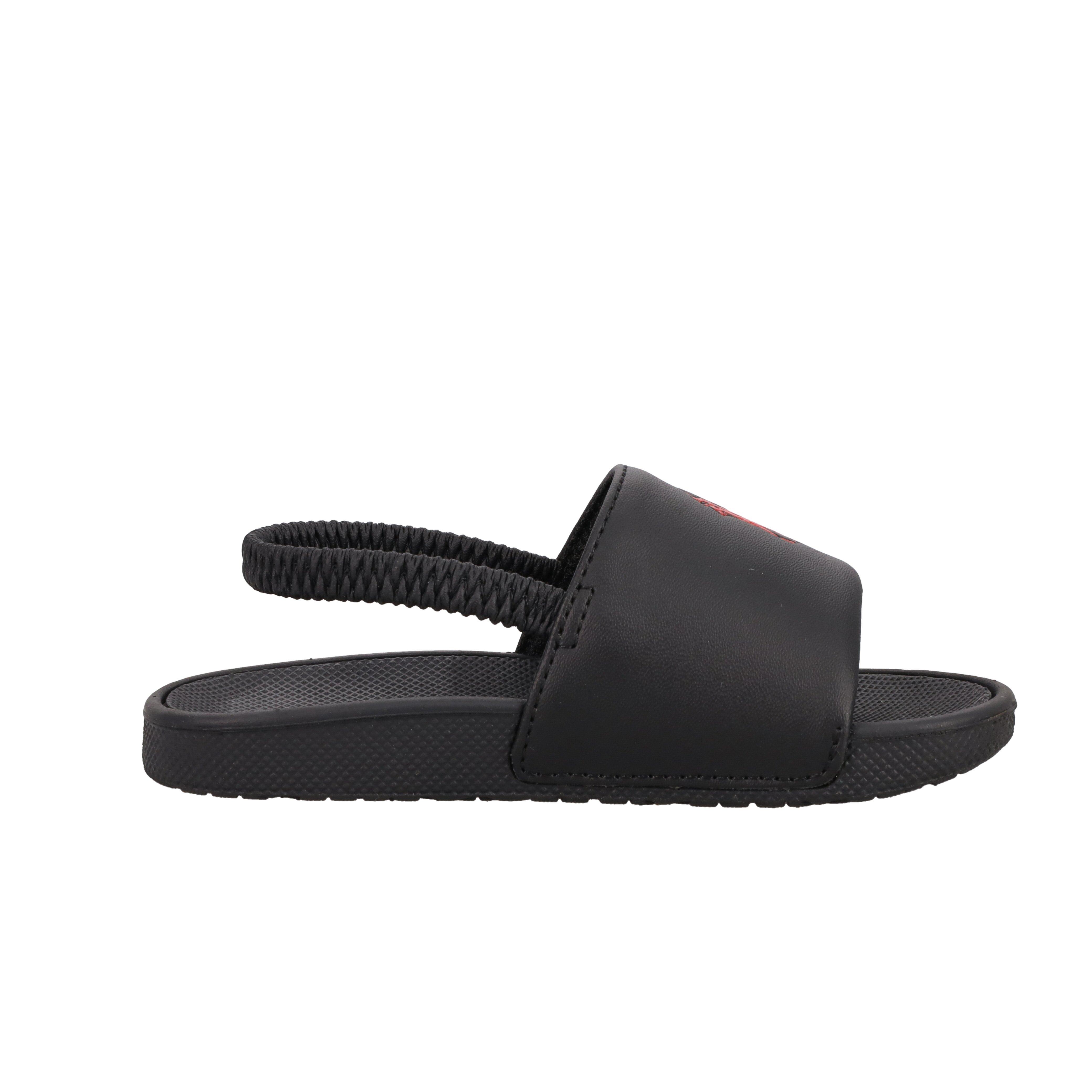 Black/Red - Polo Ralph Lauren - Kids' Cayson Pool Sliders - 1