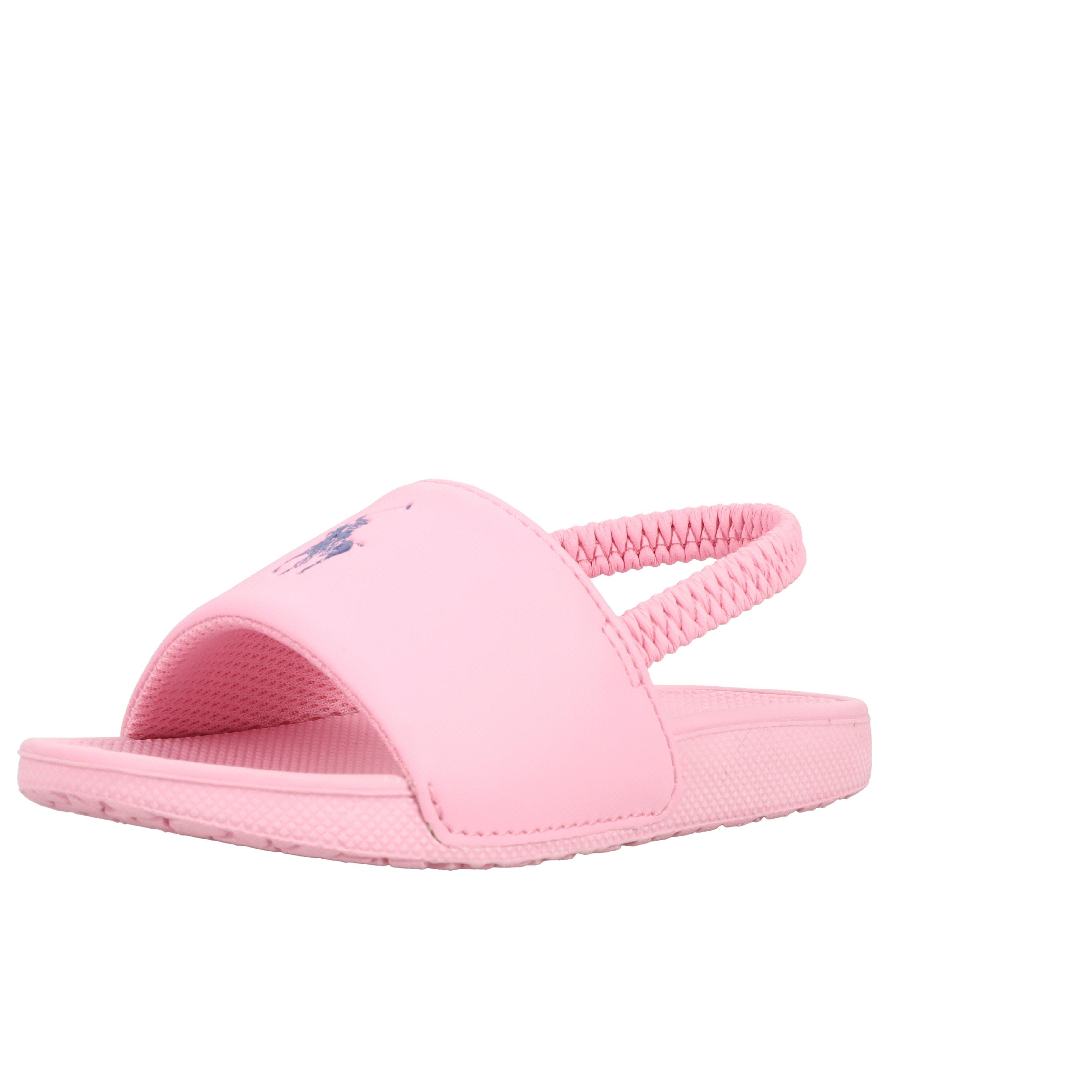 Pink/Blue - Polo Ralph Lauren - Kids' Cayson Pool Sliders - 4