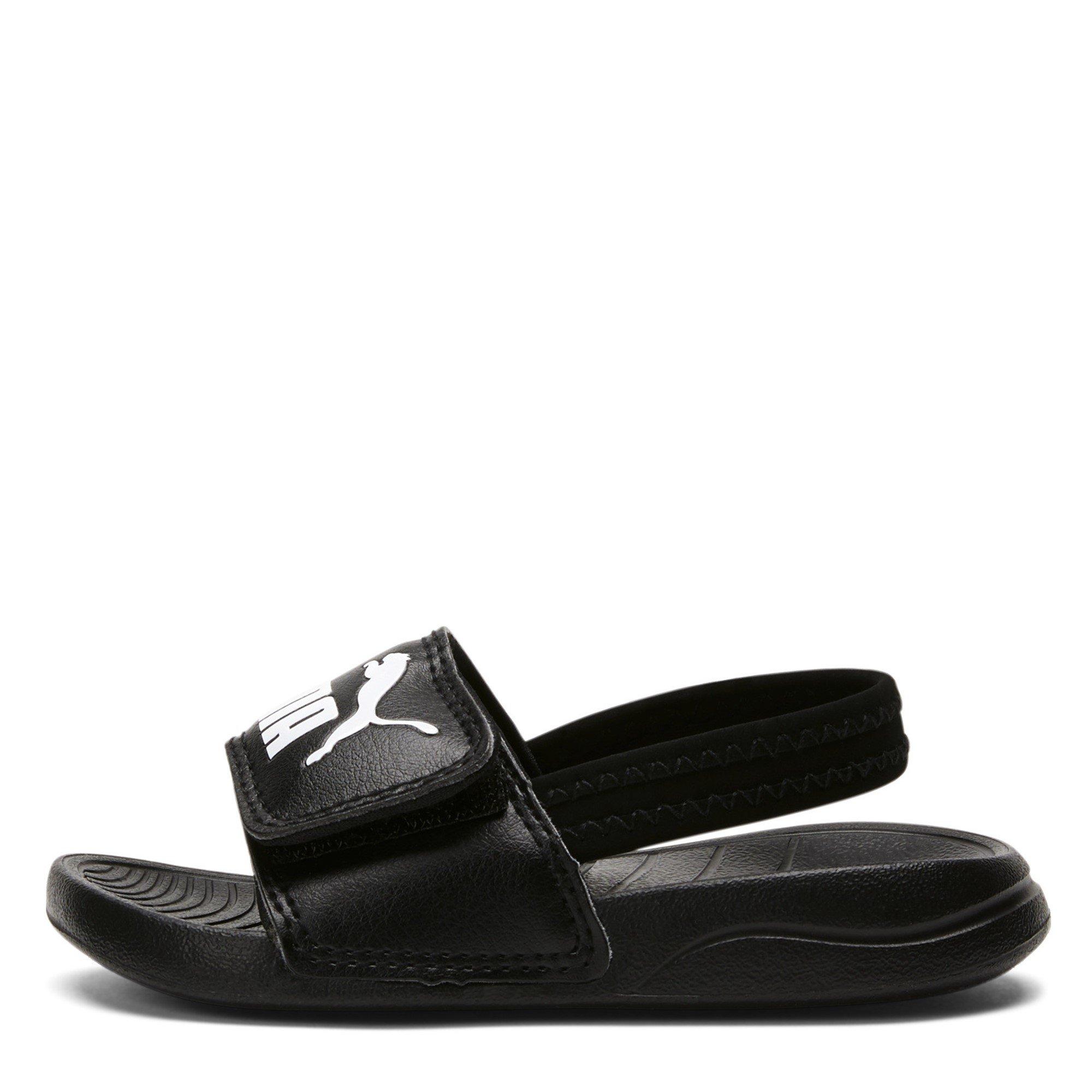 Puma Blk/White - Puma - PUMA Popcat 20 Backstrap Infants Sandals - 2