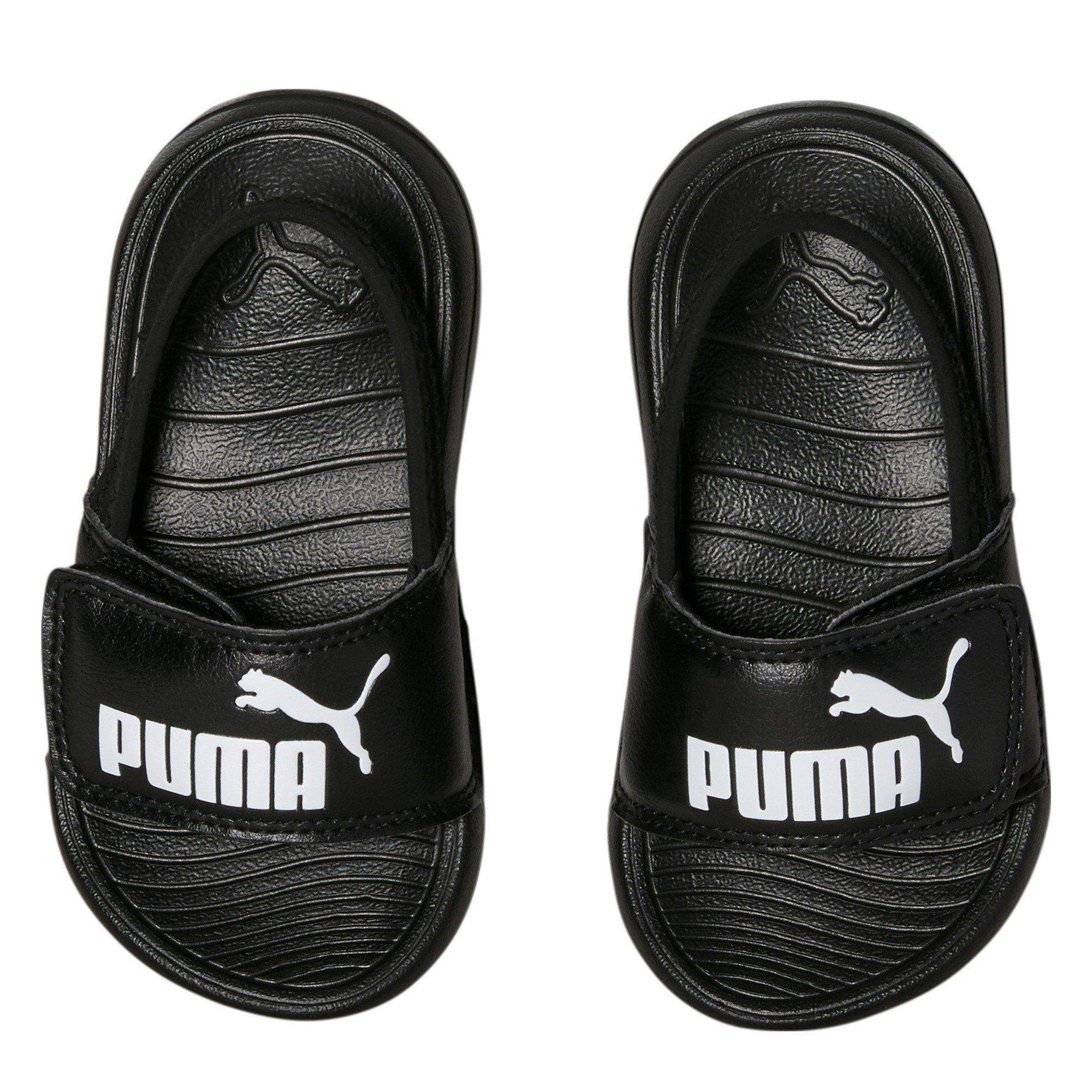 Puma Blk/White - Puma - PUMA Popcat 20 Backstrap Infants Sandals - 6