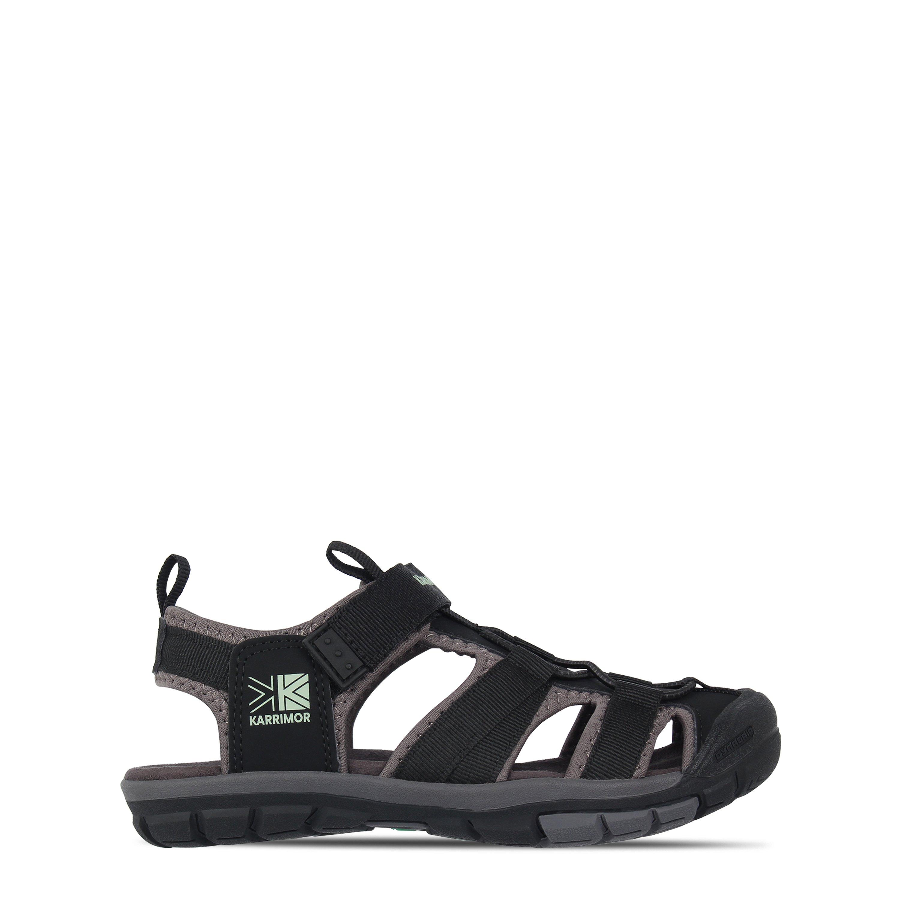 Karrimor Boys Ithaca Walking Sandals Childrens - Black/Green - C12 (30.5)