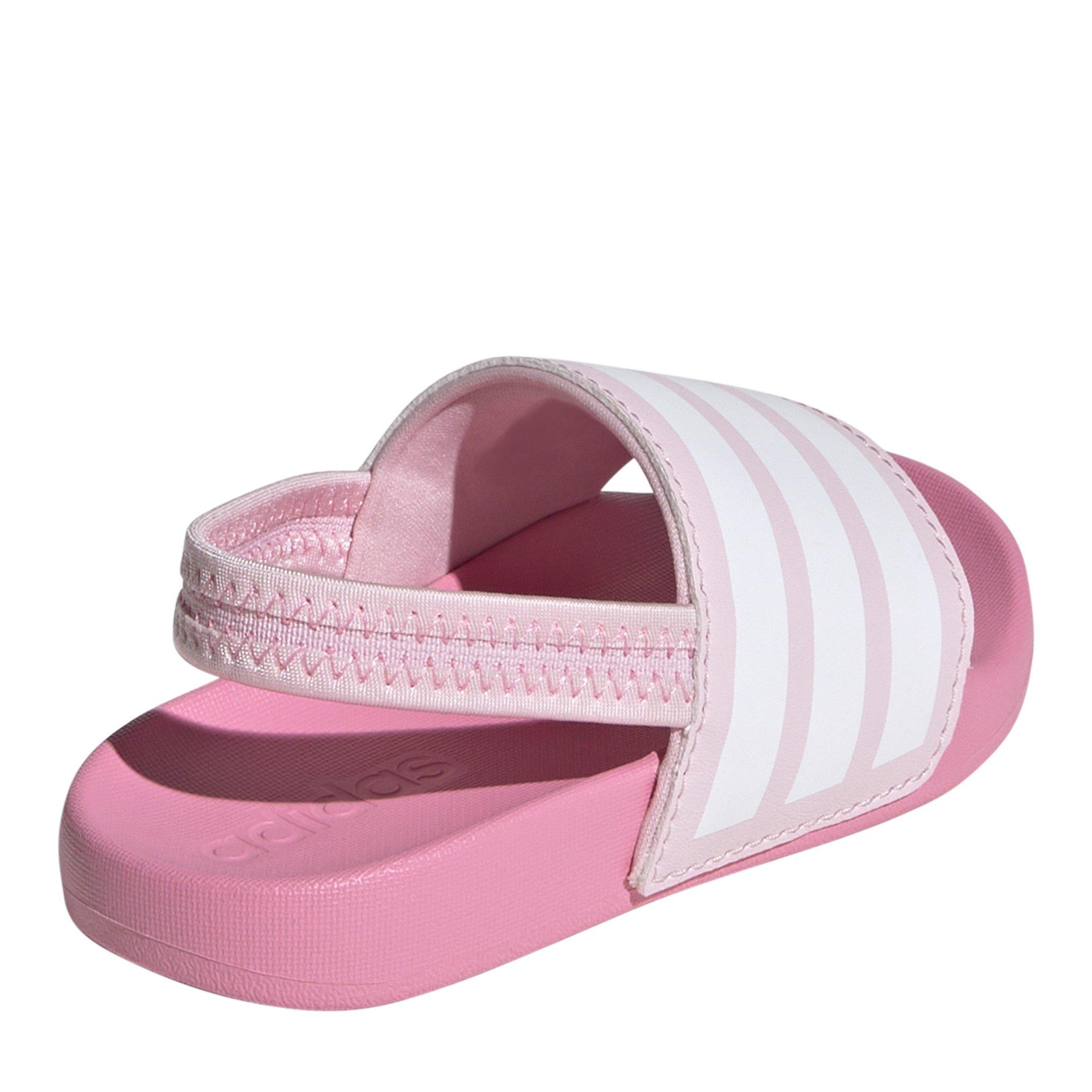 Rosa/Weiß - adidas - Adilette Estrap Slides Infants - 4