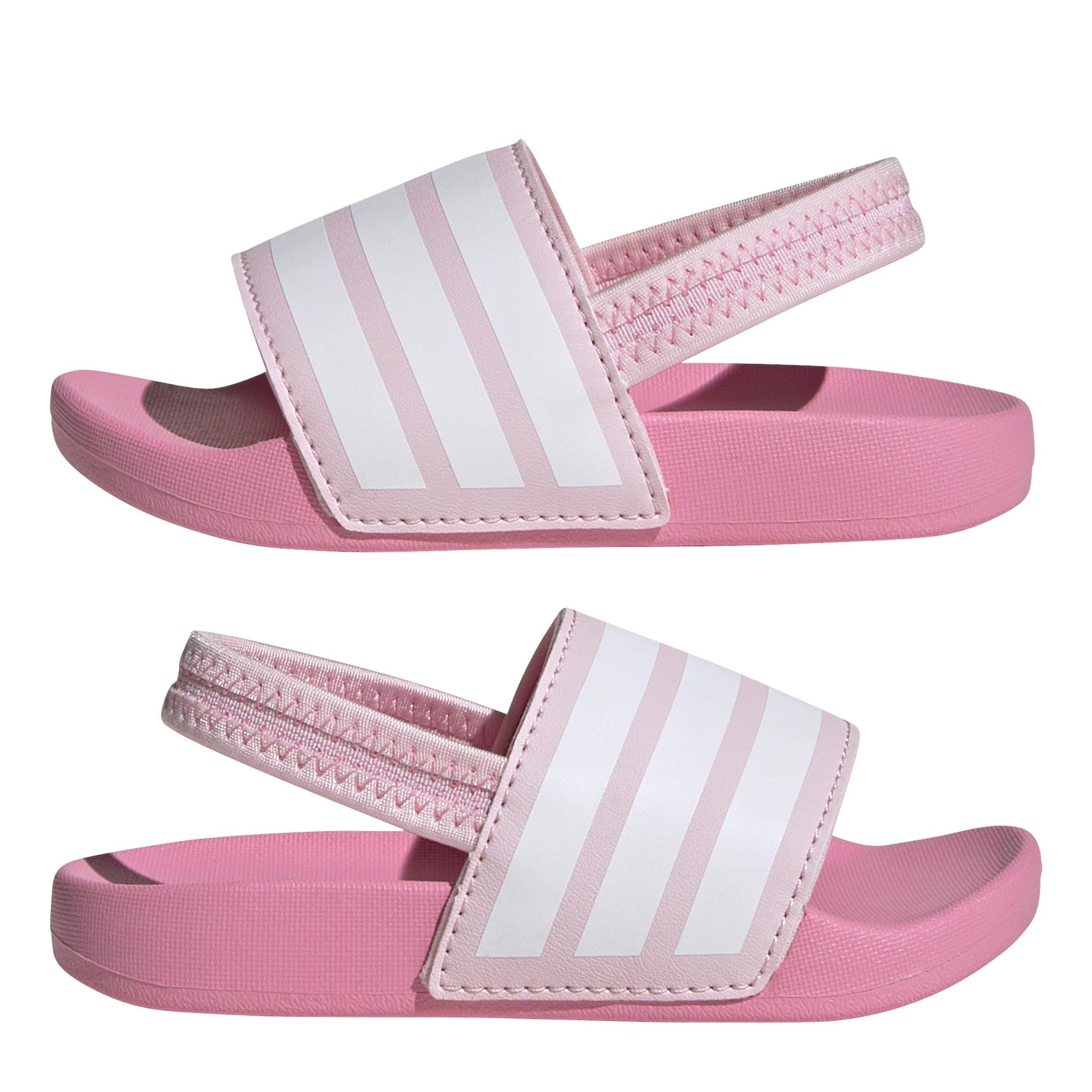 Rosa/Weiß - adidas - Adilette Estrap Slides Infants - 9