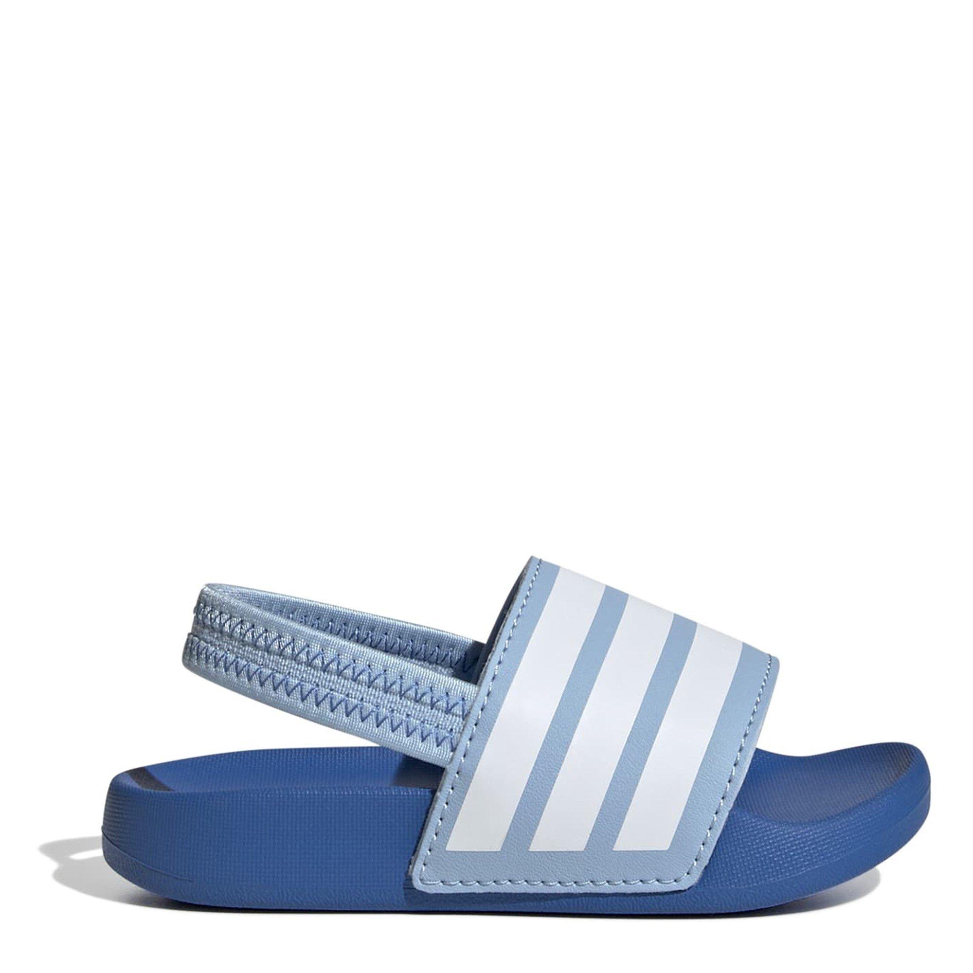 Adidas  Adilette Estrap Slides Infants - Sky/White - C5 (21)