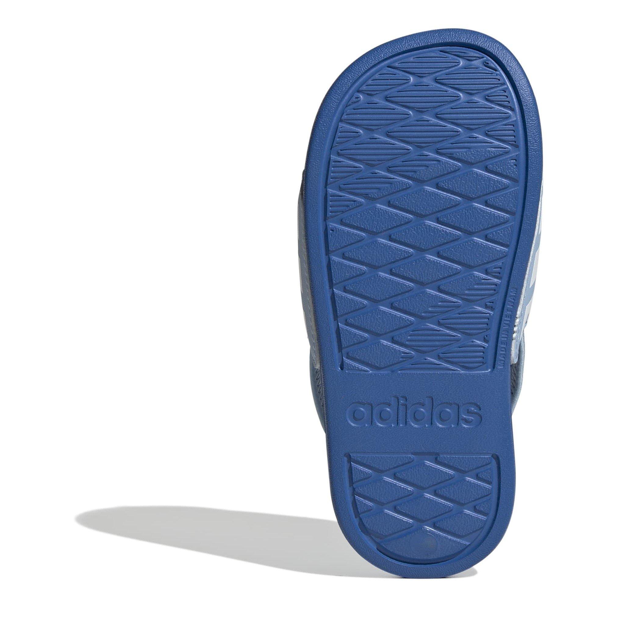 Sky/White - adidas - Adilette Estrap Slides Kids - 6