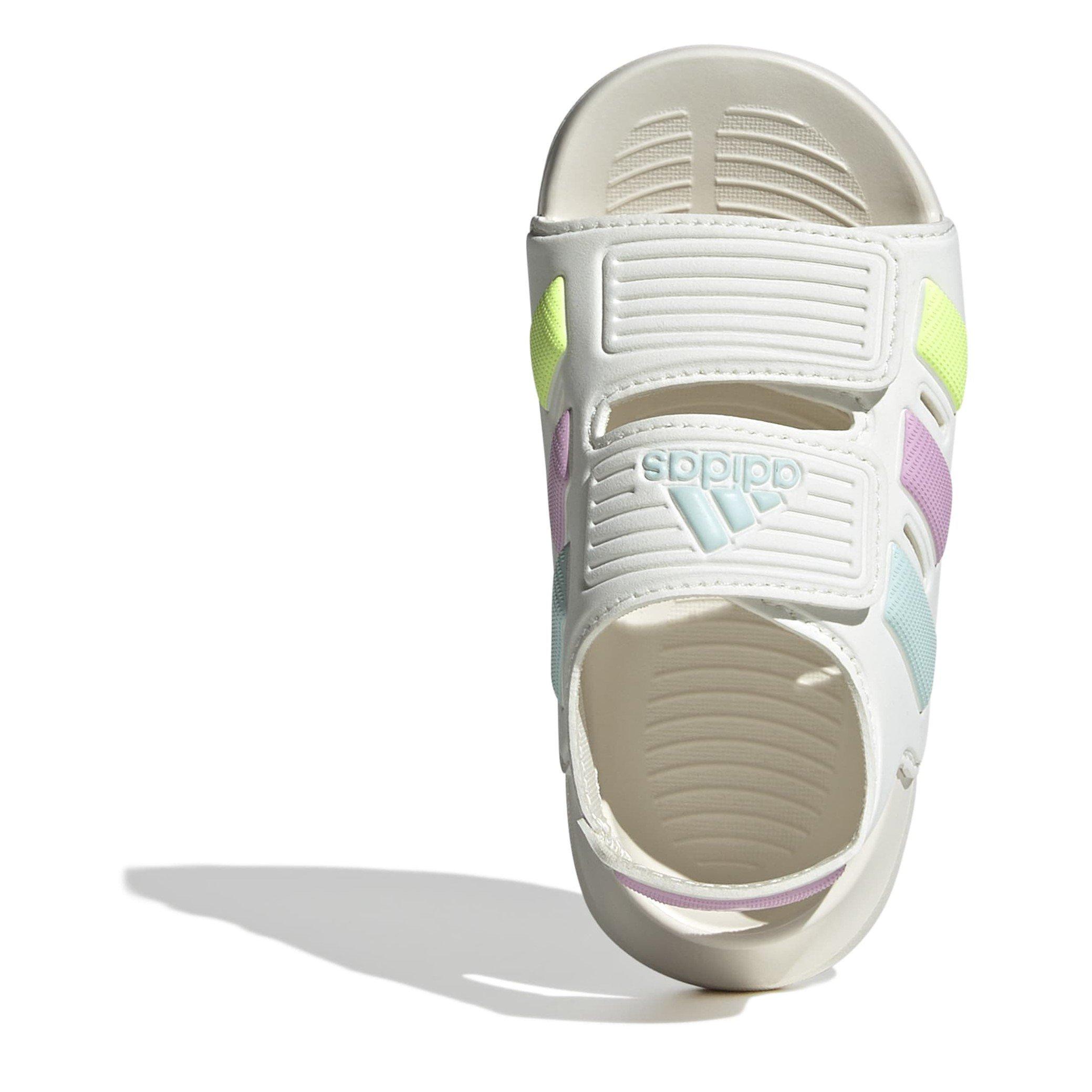 Wit/Roze - adidas - Altaswim 2.0 I Sliders Boys - 5