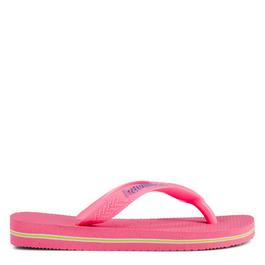 Havaianas Skechers James Goldcrown Heart Print Slide Sliders Girls