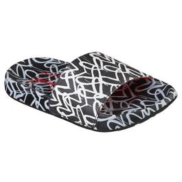 Skechers Skechers James Goldcrown Heart Print Slide Sliders Girls