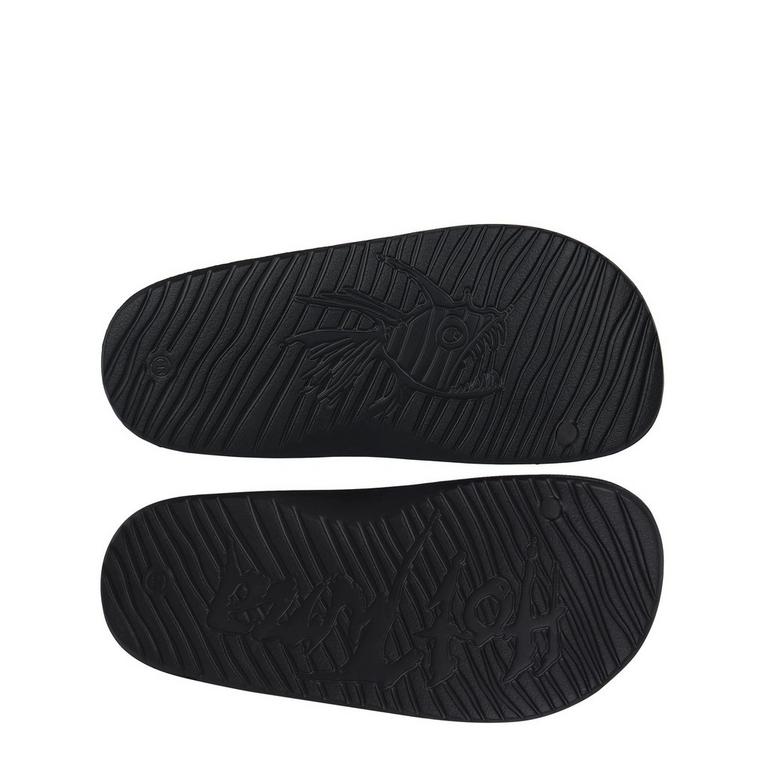 Noir/Noir - Hot Tuna - woven Rockstud embellished wedge sandals - 6