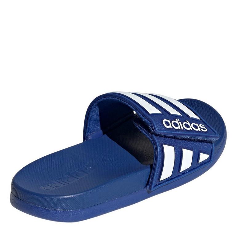 Bleu - adidas - Adilete Childrens Sliders - 4