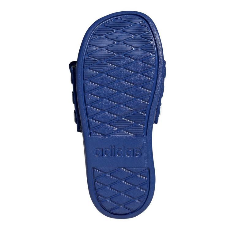 Bleu - adidas - Adilete Childrens Sliders - 6