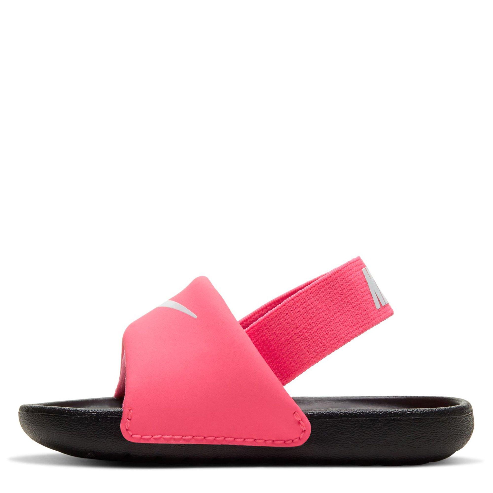 D.Pink/Wht-Blk - Nike - Kawa Infant Girls Sandals - 2