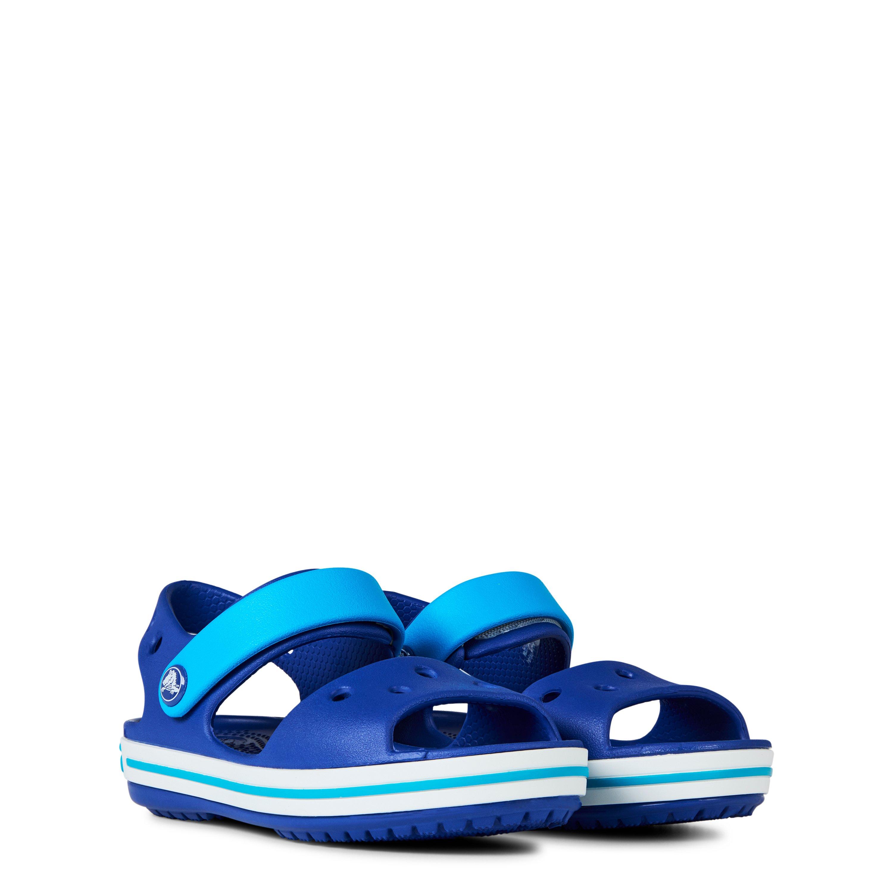 Cer Blauw/Oceaan - Crocs - Kids' Crocband Flat Sandal - 4