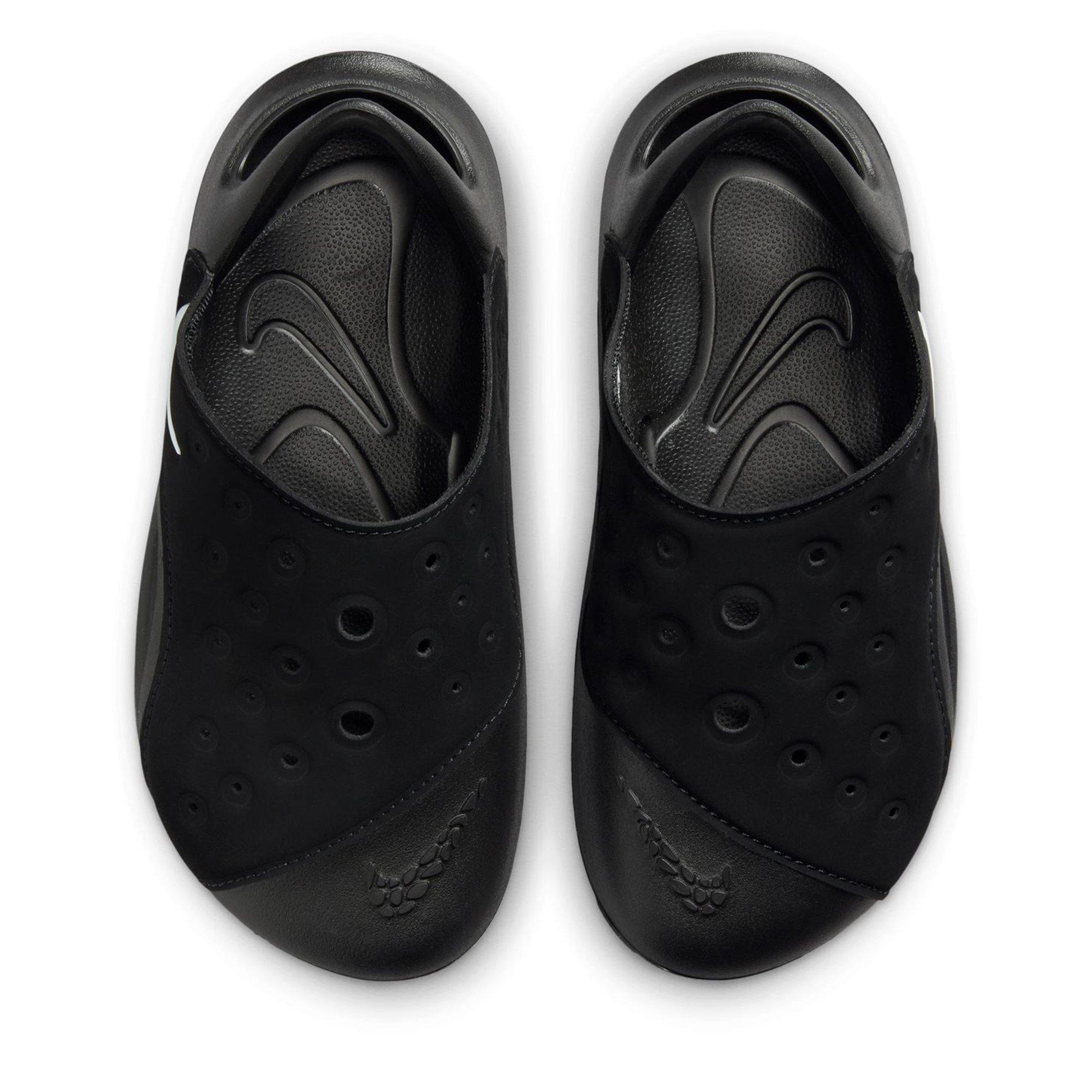 Blk/Wht-Anthra - Nike - Nike Aqua Swoosh Infants Sandals - 5